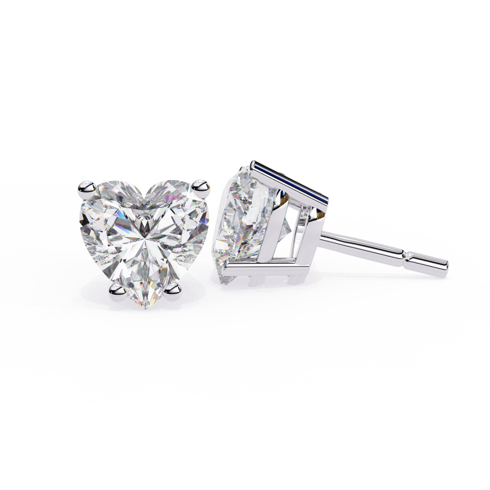 Lunar Frost Diamond Earrings