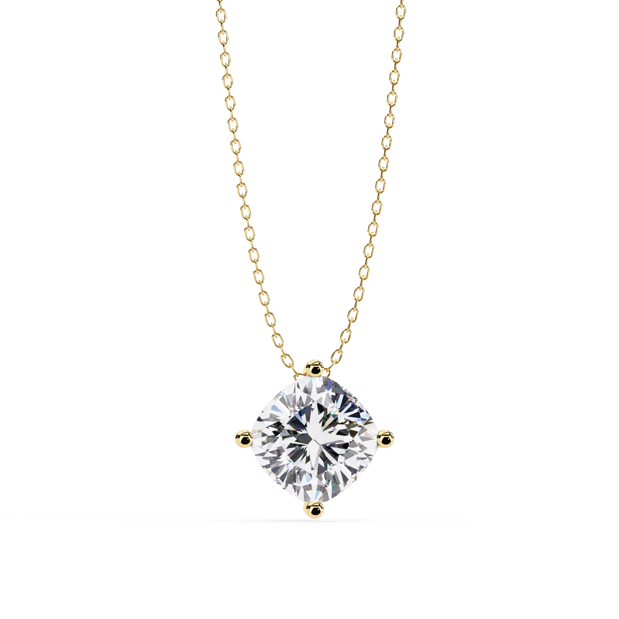 Frozen Beam Diamond Pendant