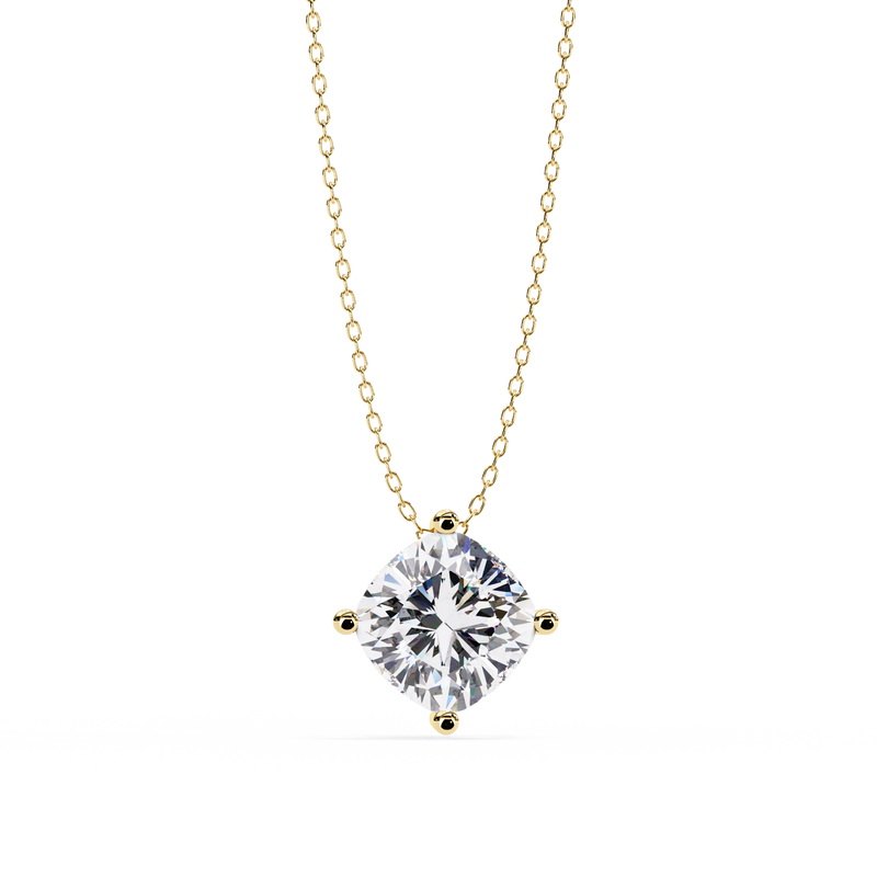 Frozen Beam Diamond Pendant