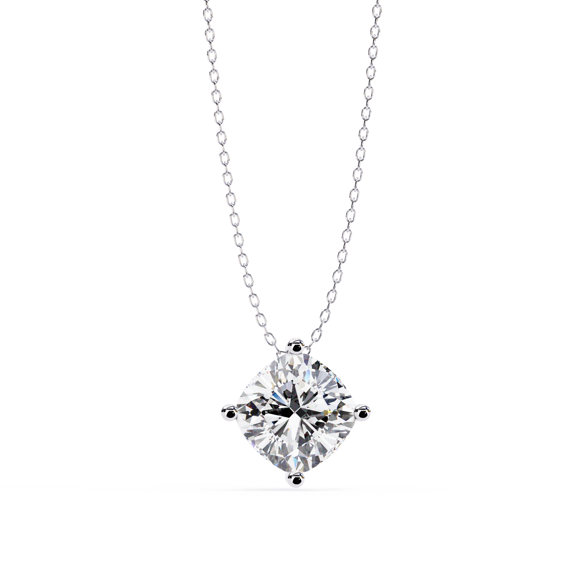 Frozen Beam Diamond Pendant