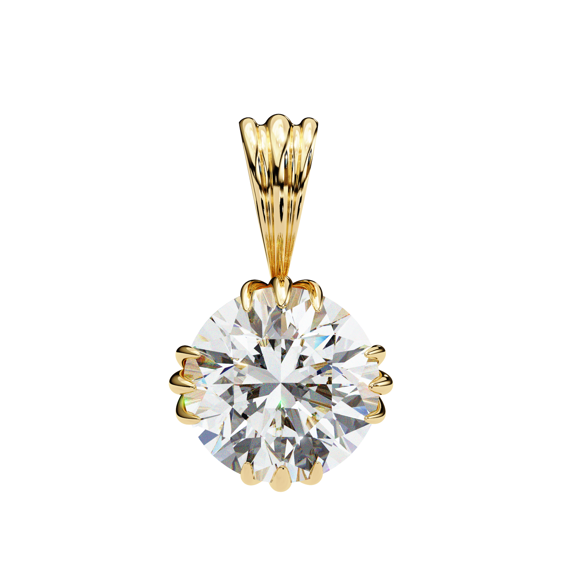 Sunrise Mirage Diamond Pendant