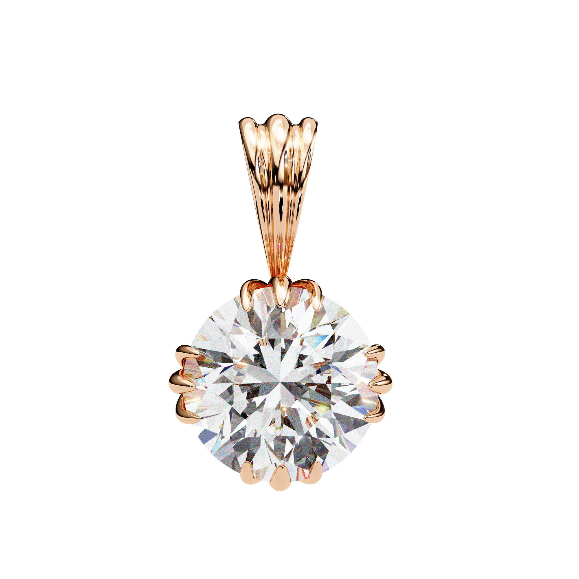Sunrise Mirage Diamond Pendant