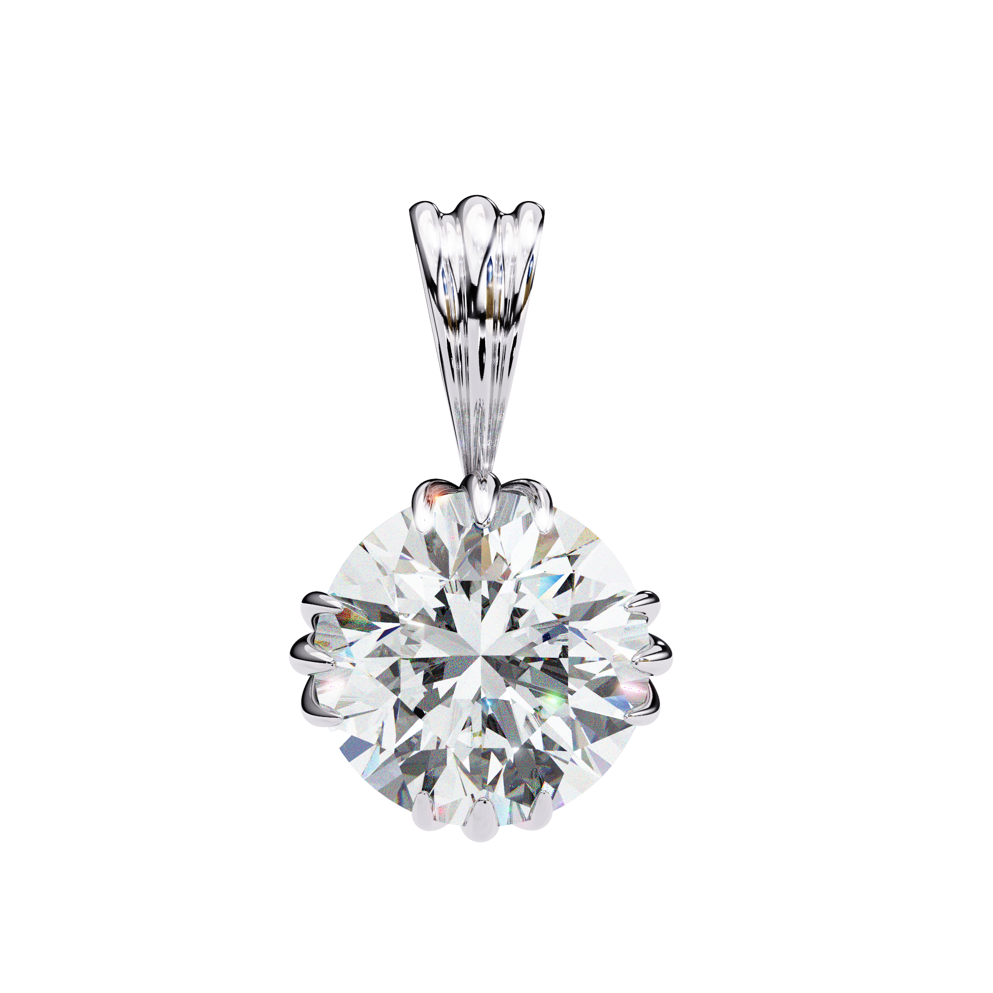 Sunrise Mirage Diamond Pendant