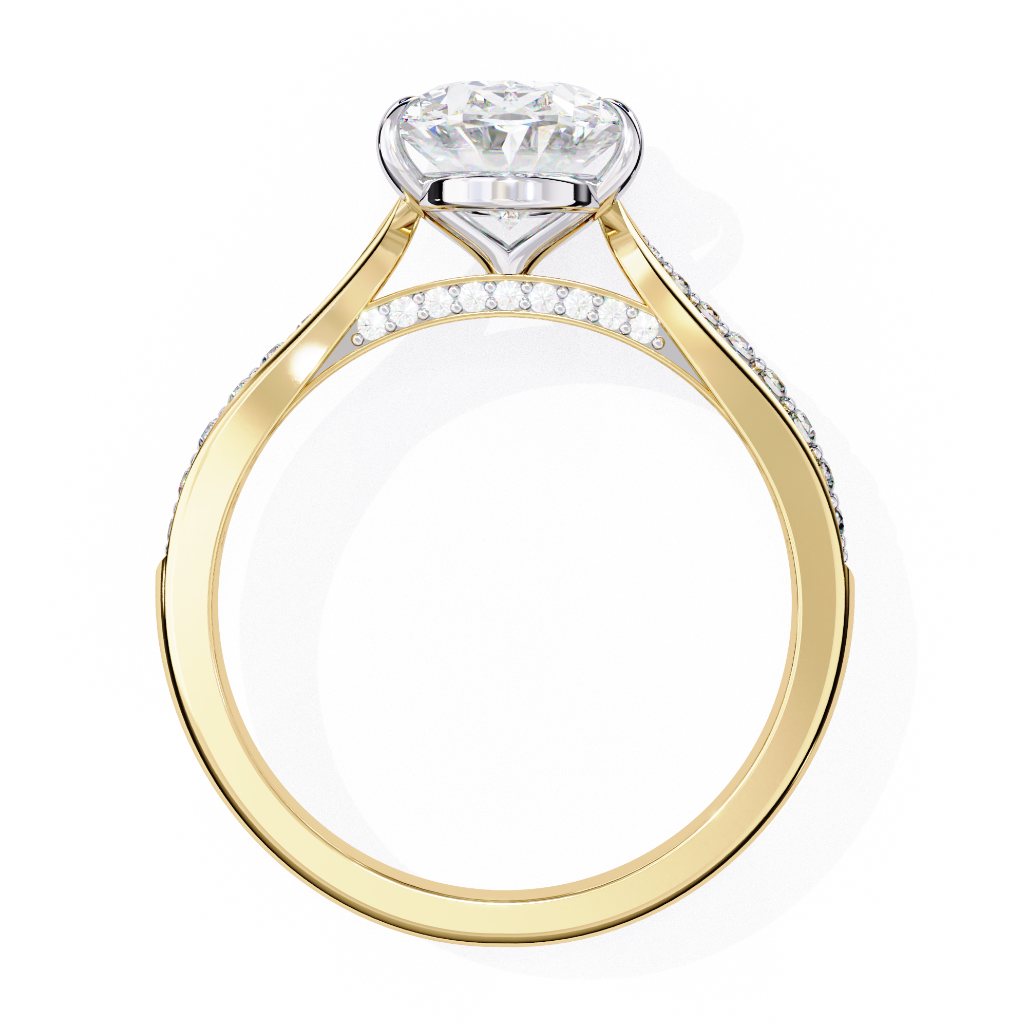Arc Diamond Ring