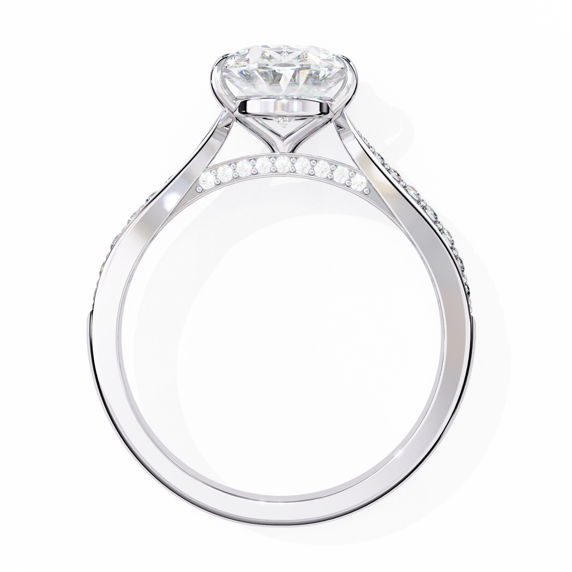 Arc Diamond Ring