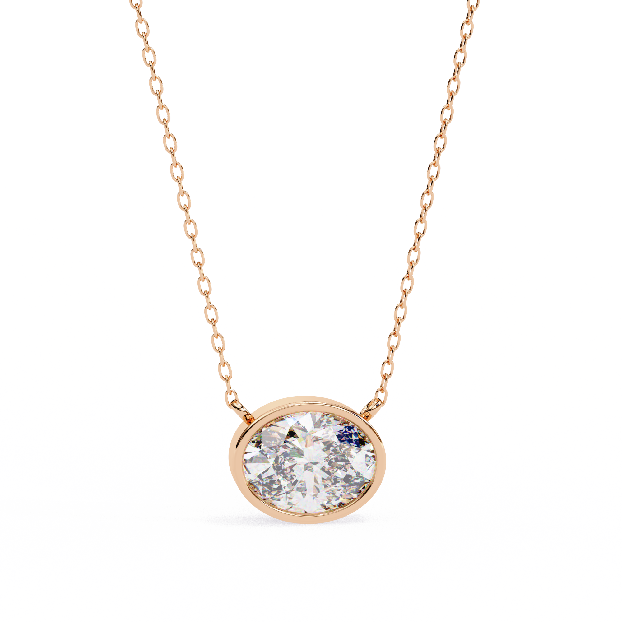 Twilight Halo Diamond Pendant