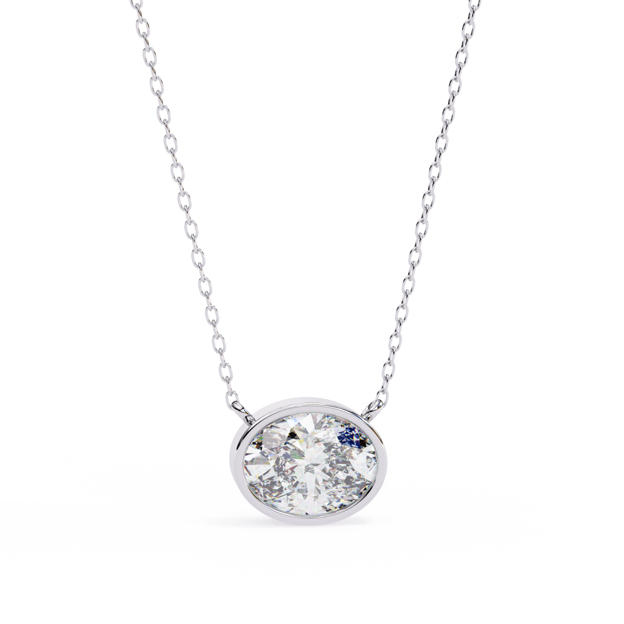 Twilight Halo Diamond Pendant
