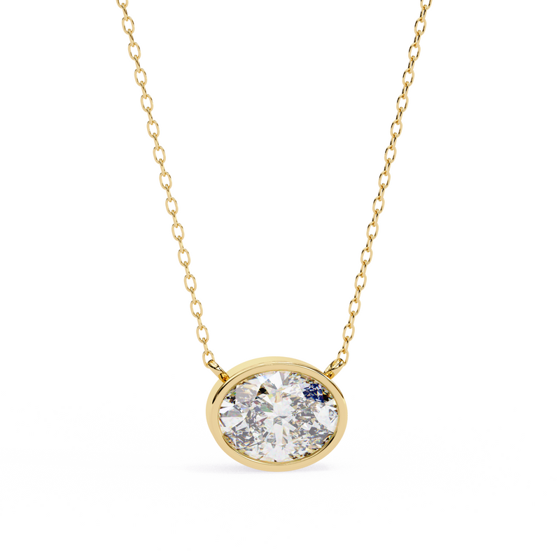 Twilight Halo Diamond Pendant