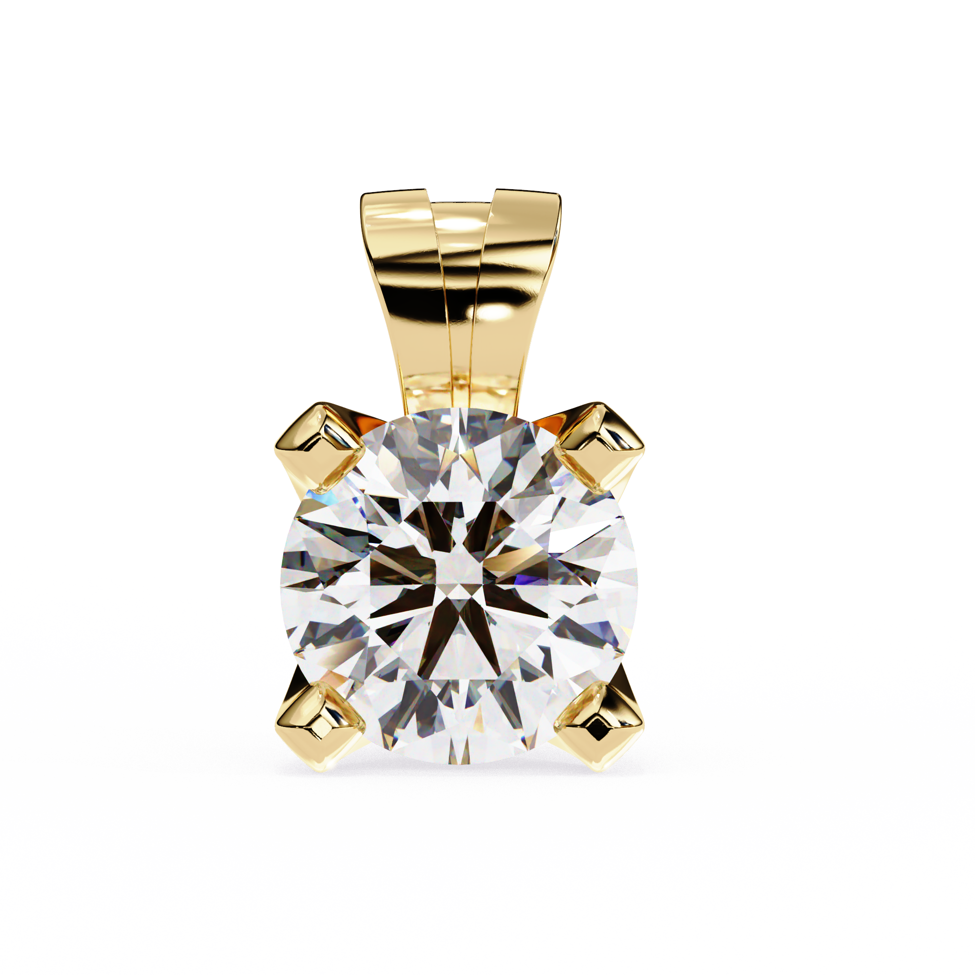 Dawn Crest Diamond Pendant