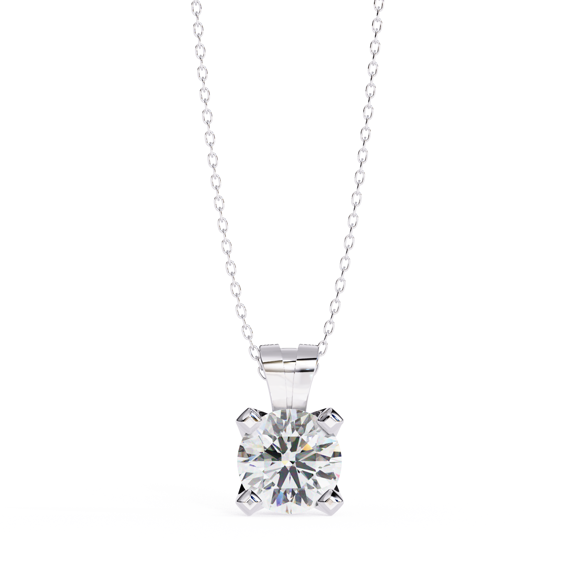 Dawn Crest Diamond Pendant