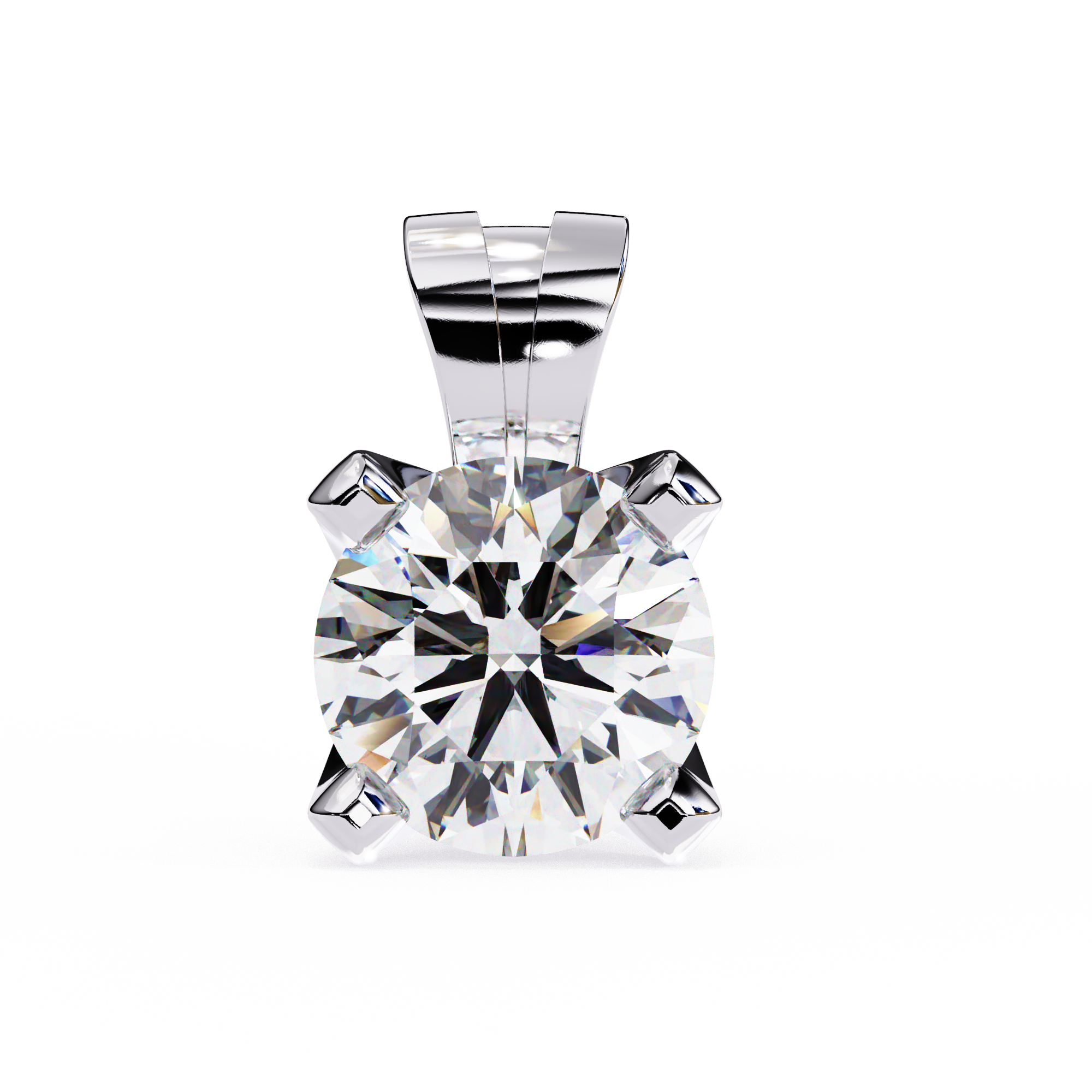 Dawn Crest Diamond Pendant
