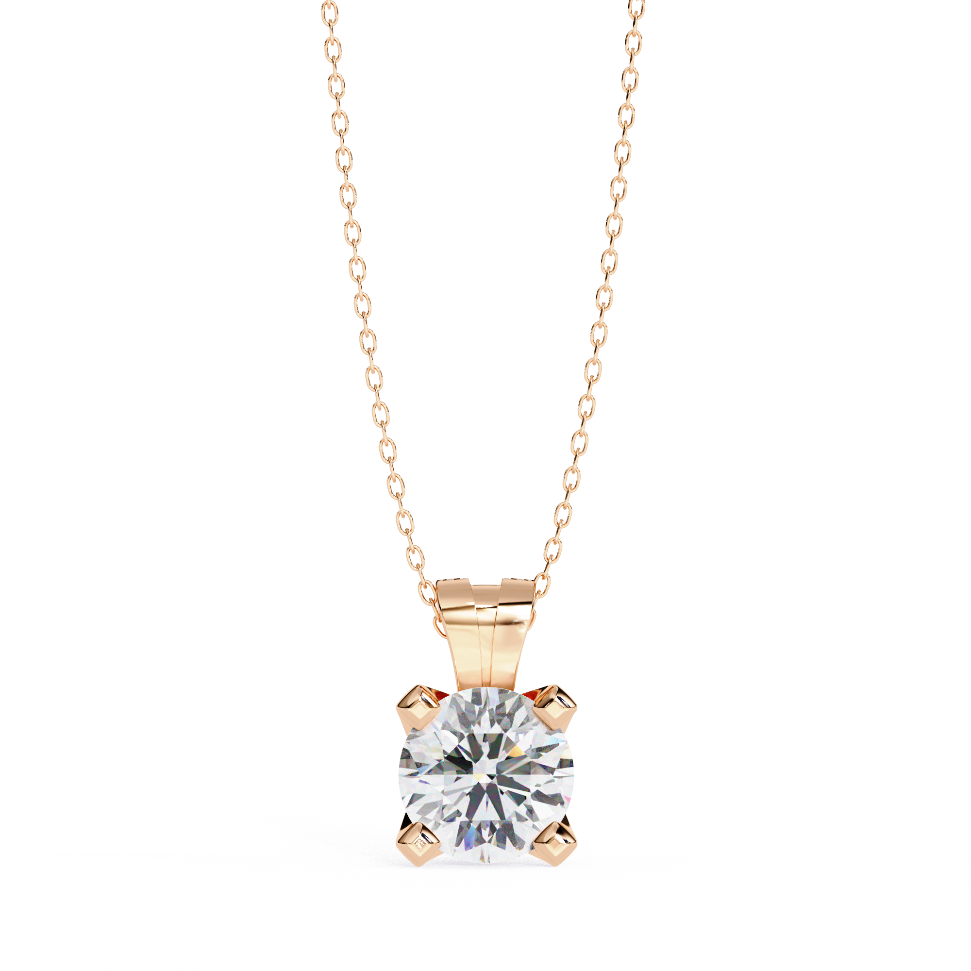 Dawn Crest Diamond Pendant