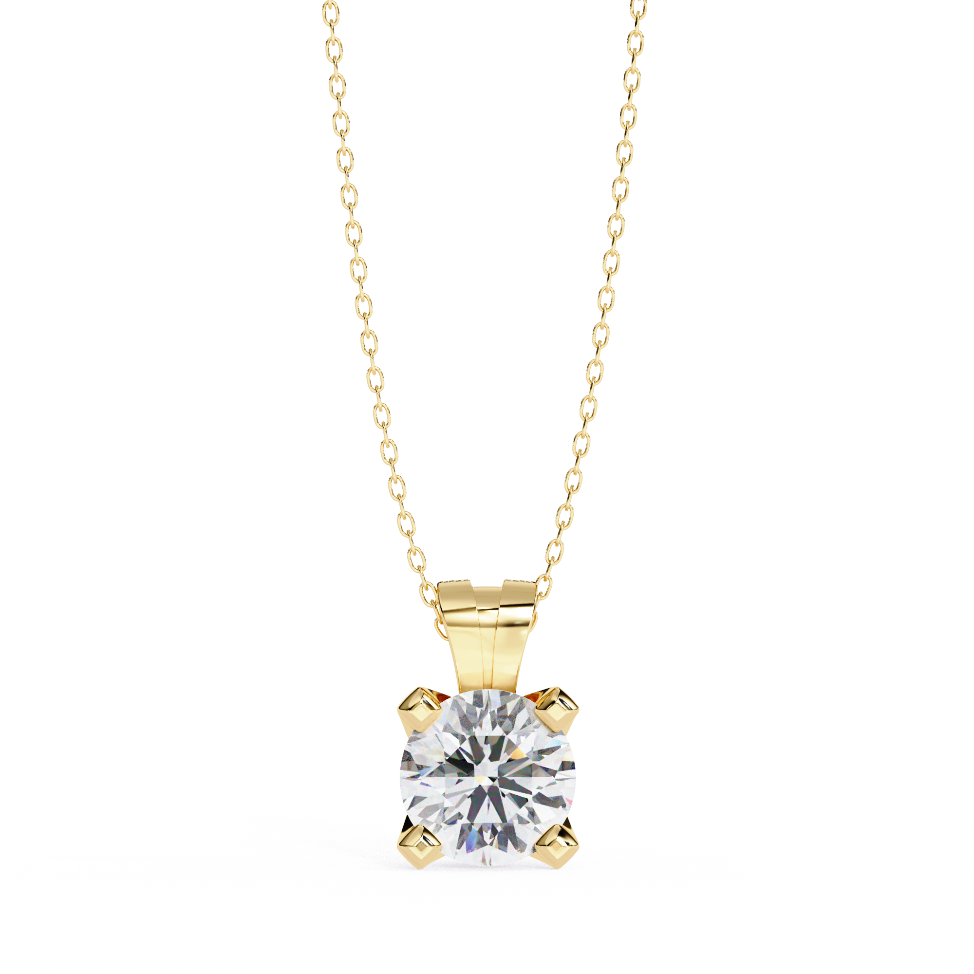 Dawn Crest Diamond Pendant