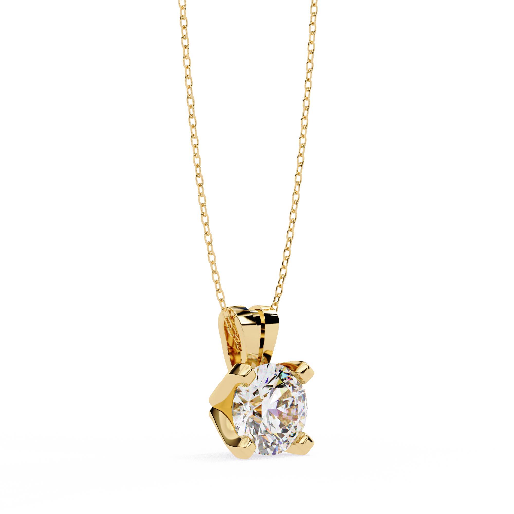 Dawn Crest Diamond Pendant