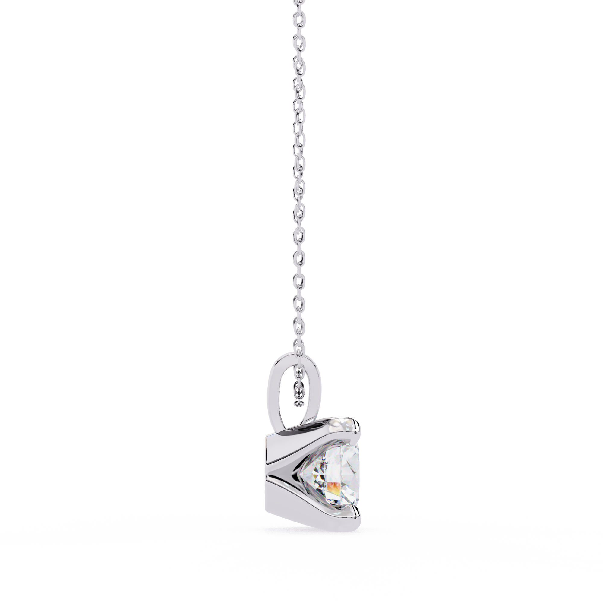 Dawn Crest Diamond Pendant