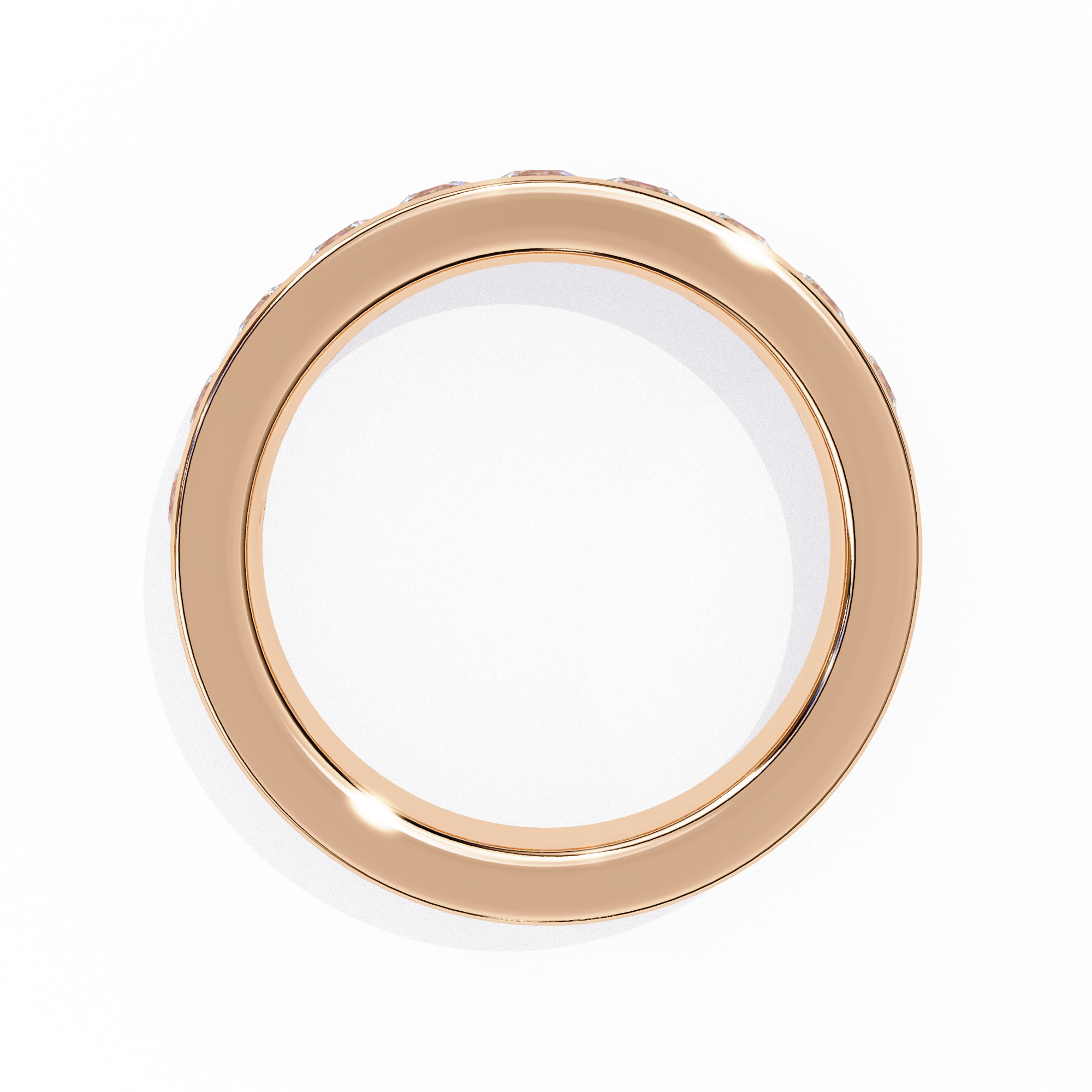 Ethereal Beam Diamond Ring Band