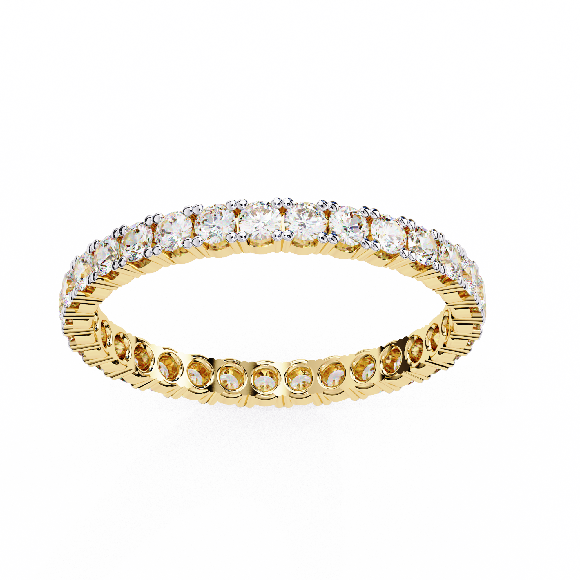 Crystal Drift Diamond Band