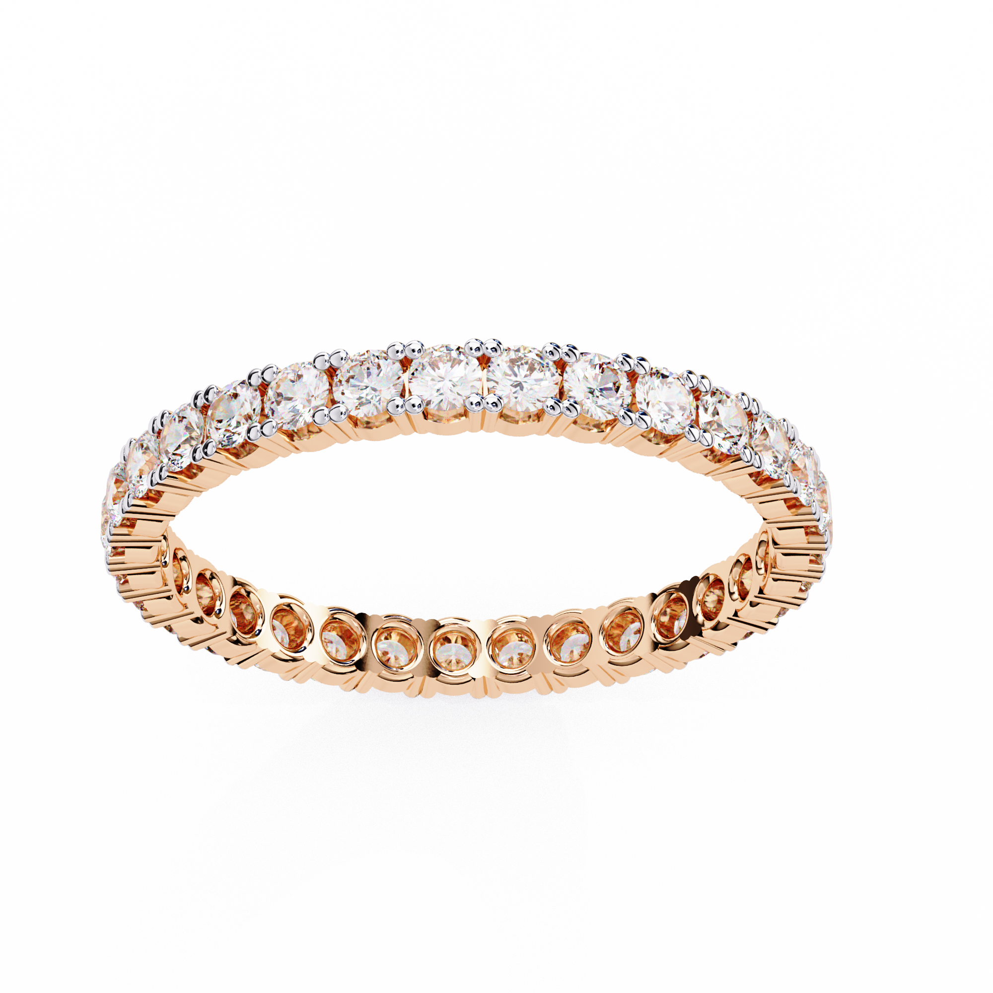 Crystal Drift Diamond Band