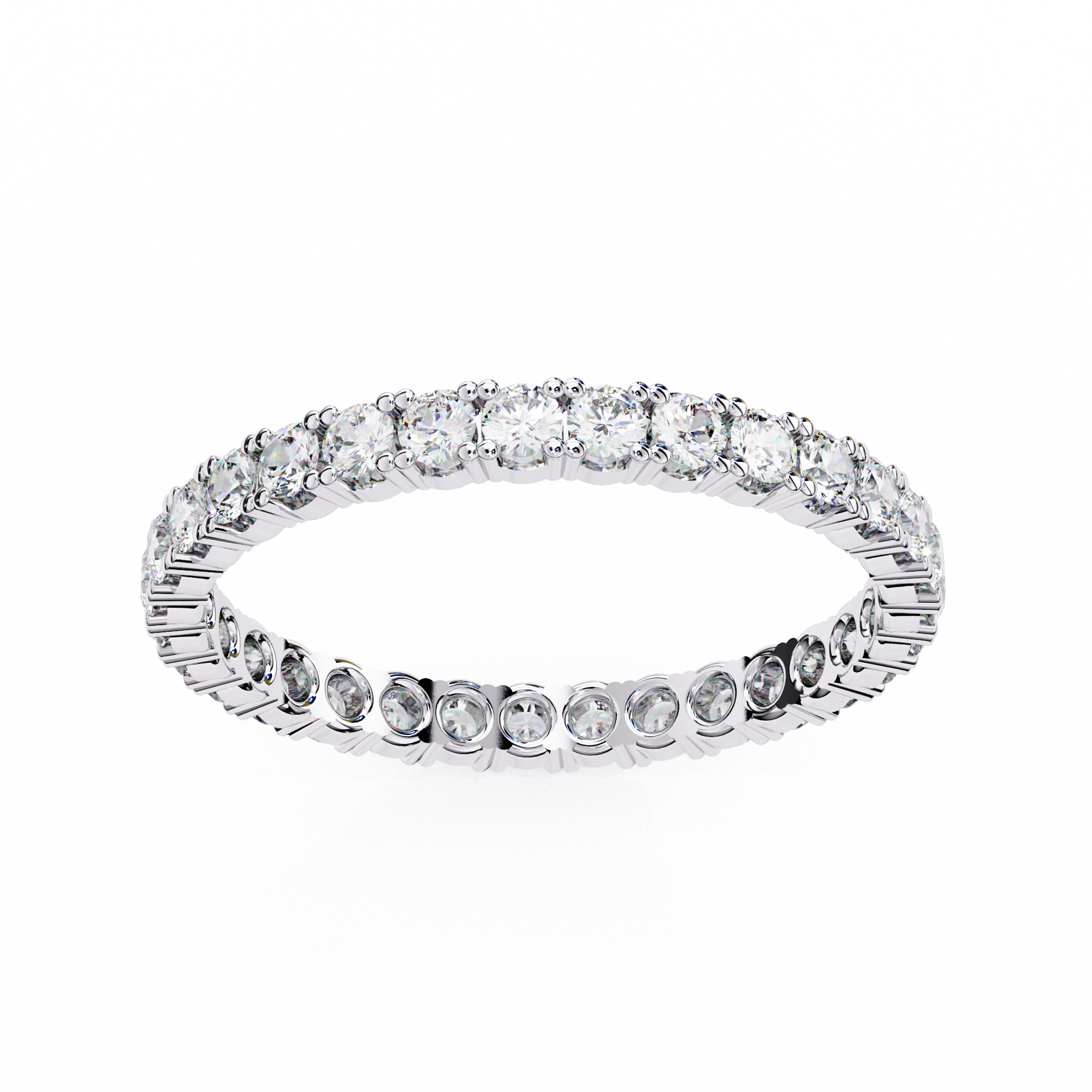 Crystal Drift Diamond Band