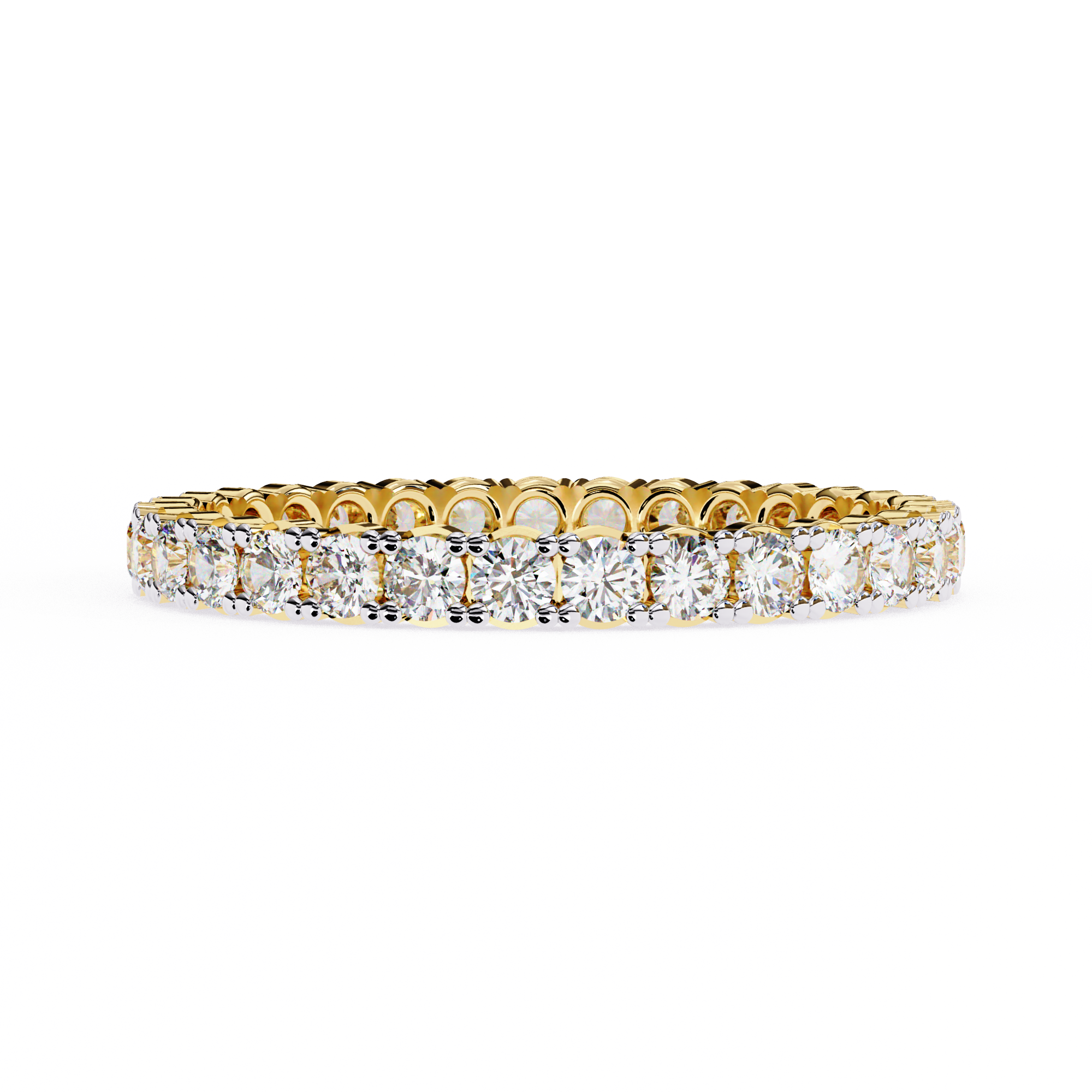 Crystal Drift Diamond Band