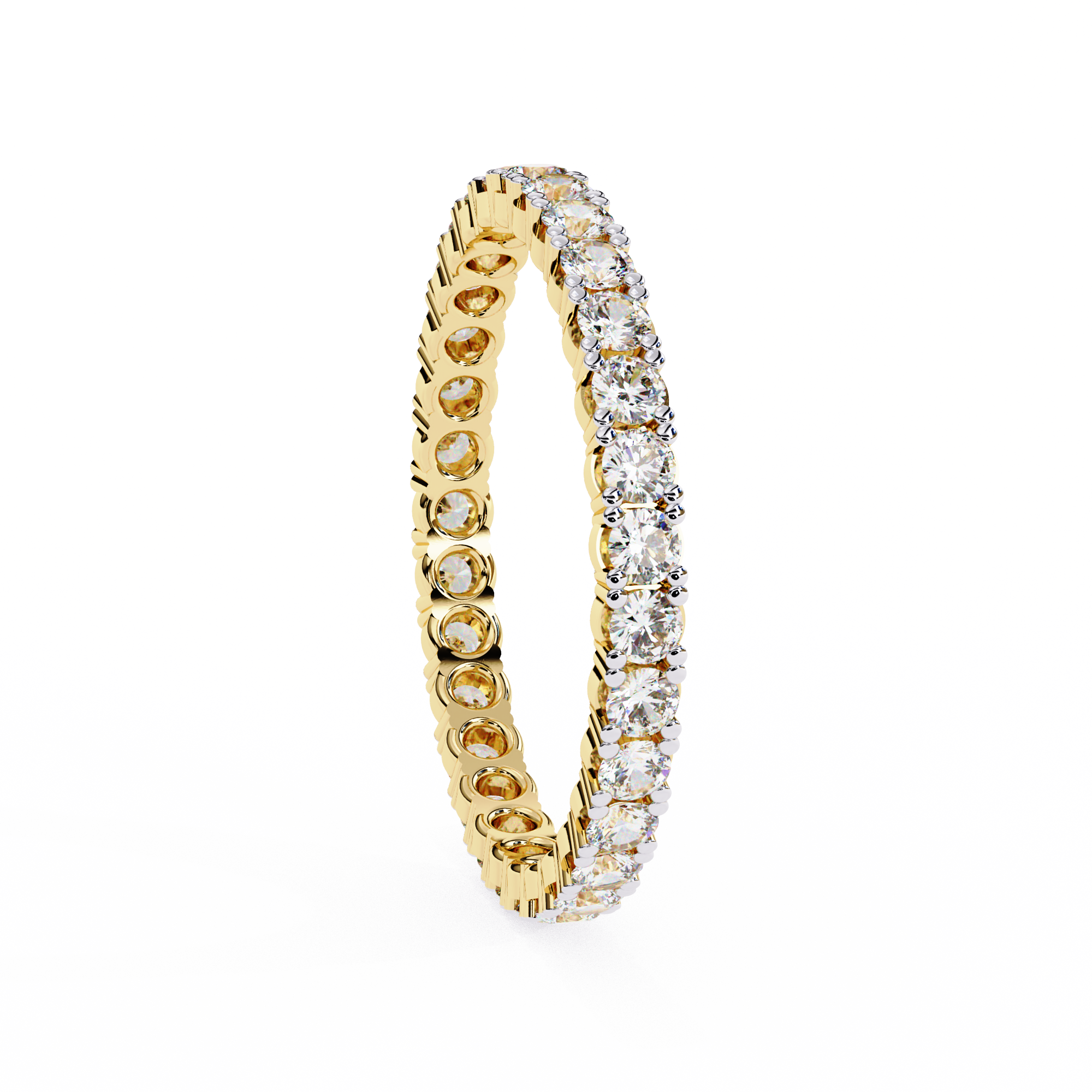 Crystal Drift Diamond Band