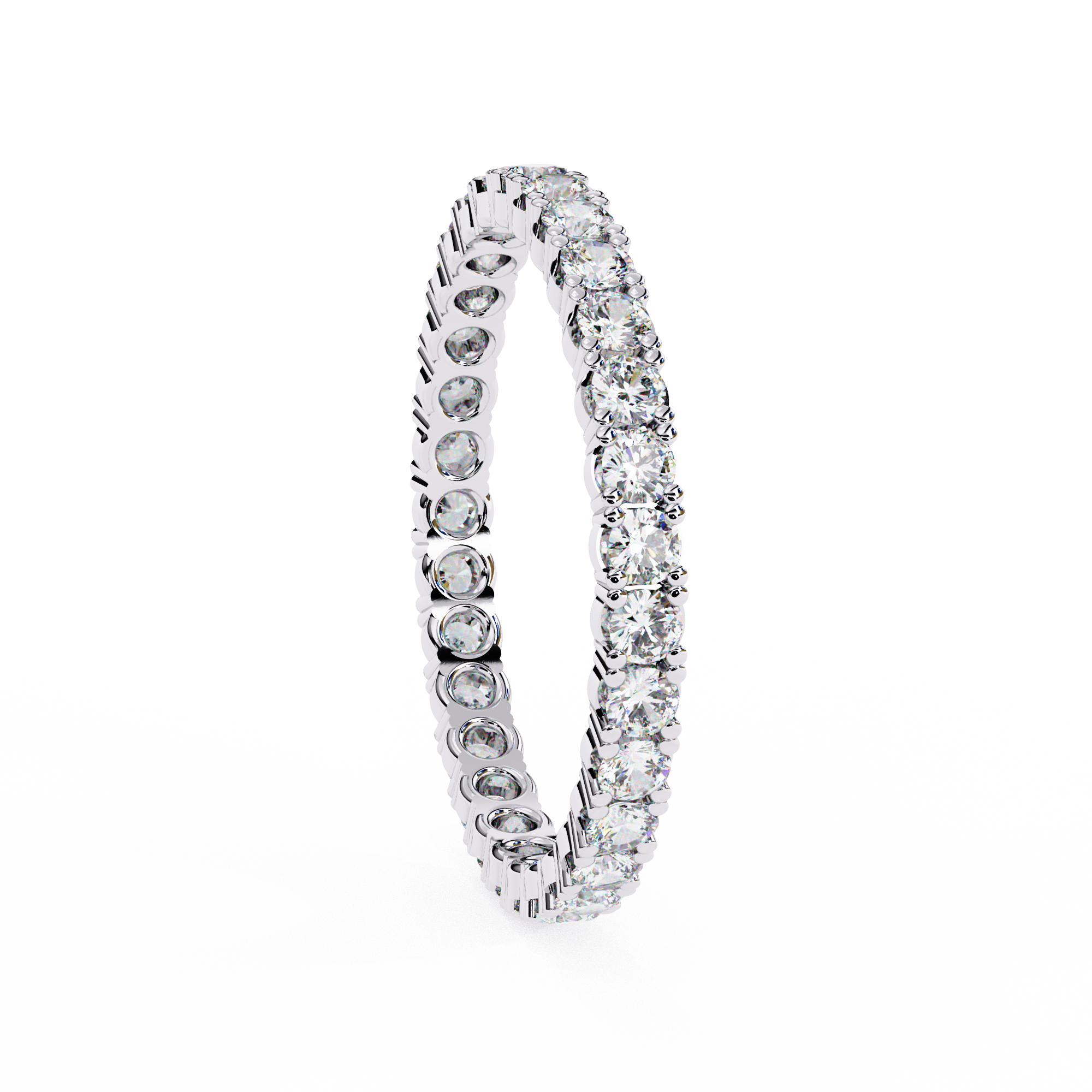 Crystal Drift Diamond Band