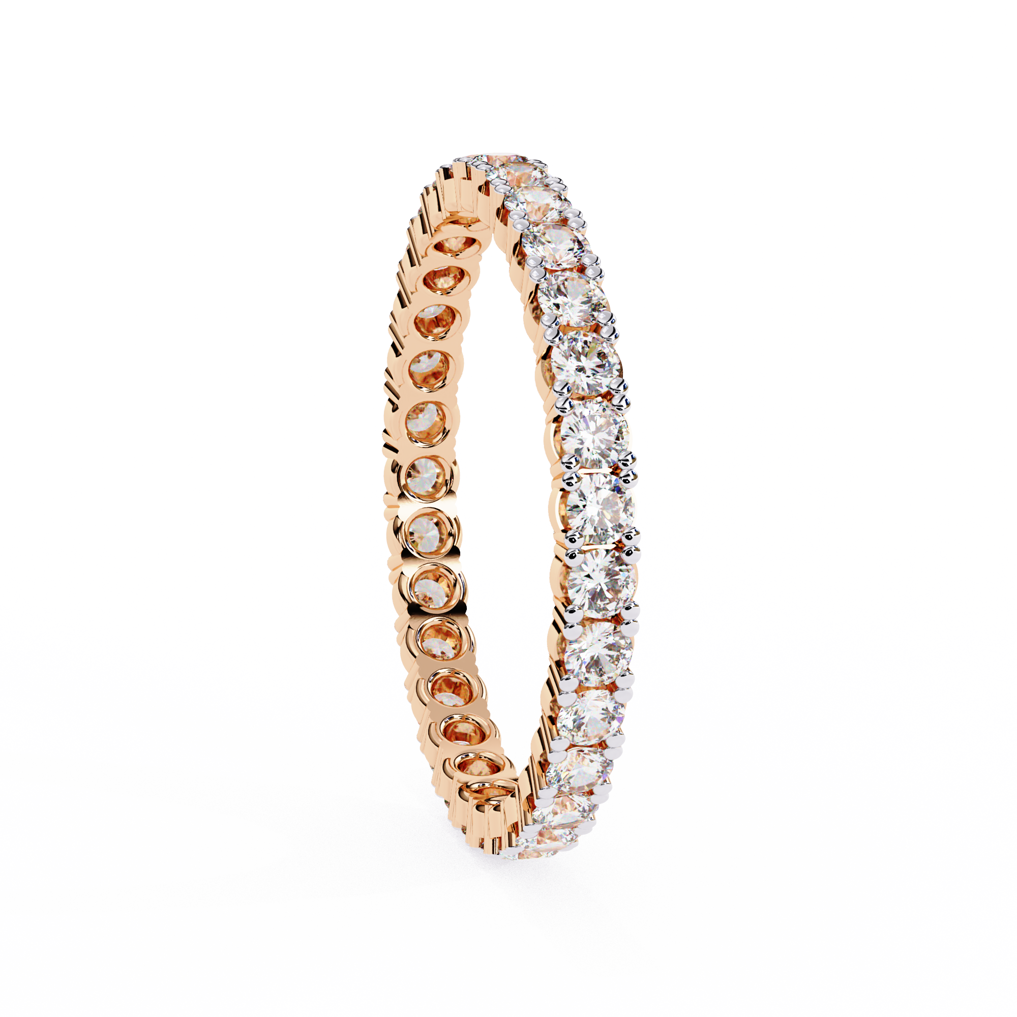 Crystal Drift Diamond Band