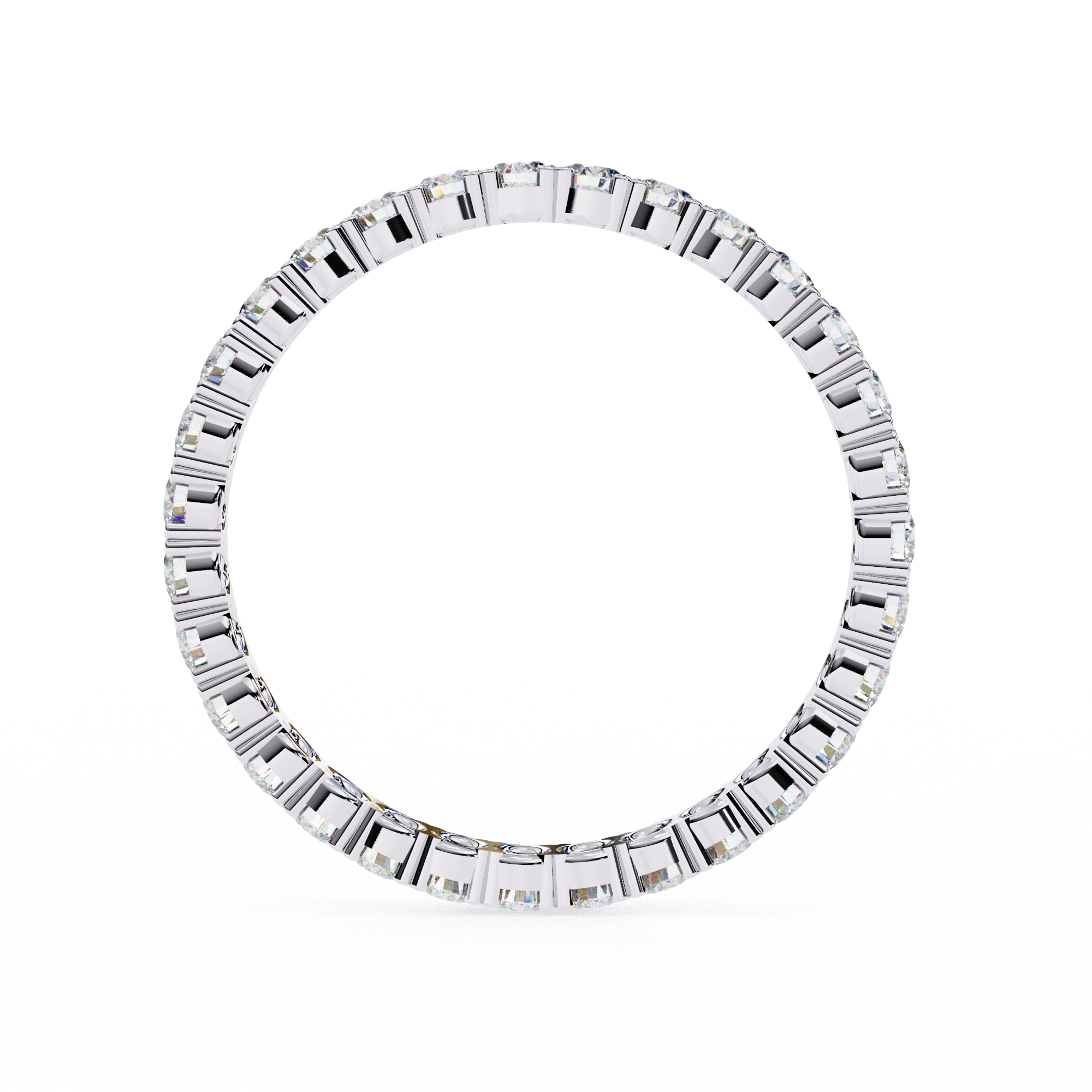 Crystal Drift Diamond Band