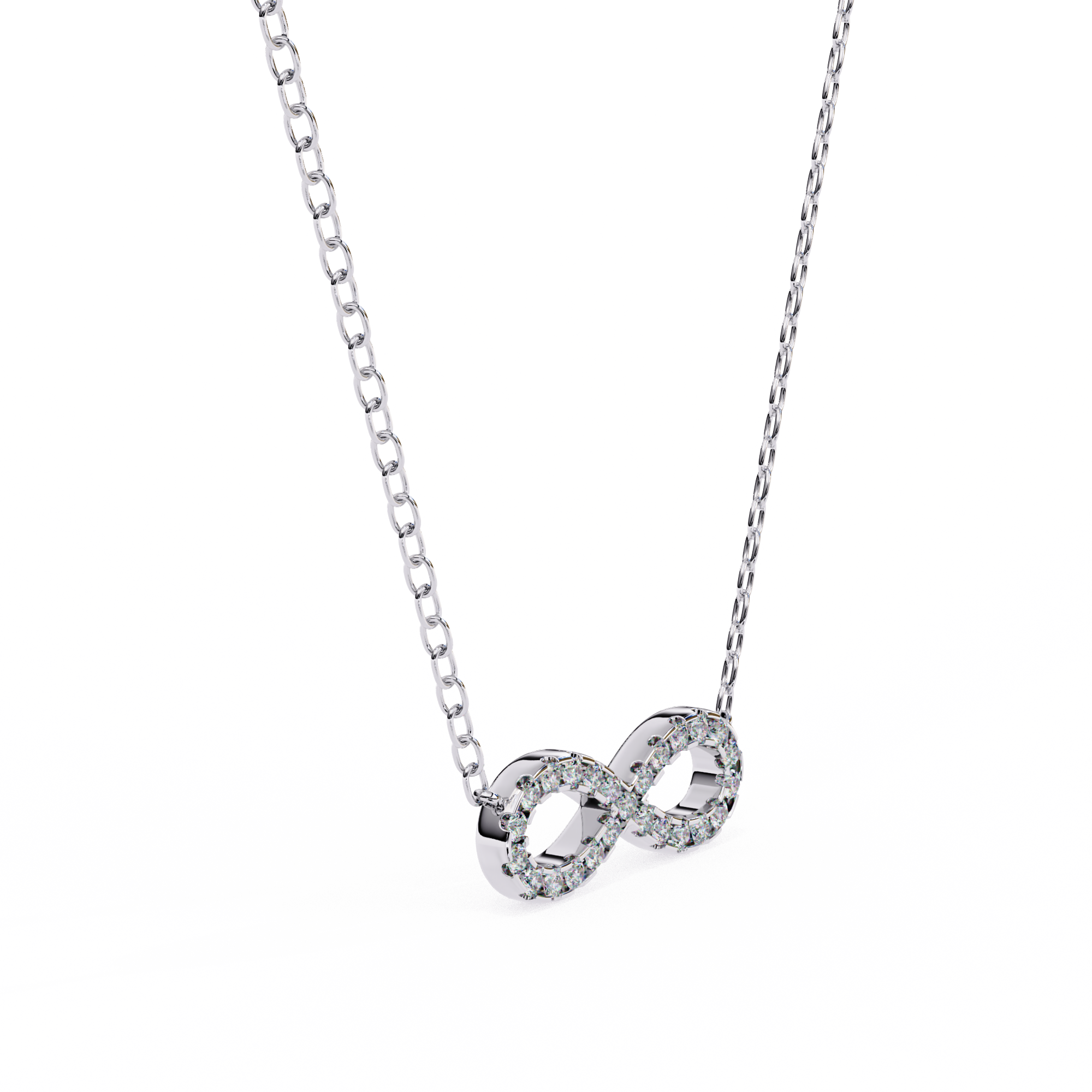 Solar Drift Diamond Pendant