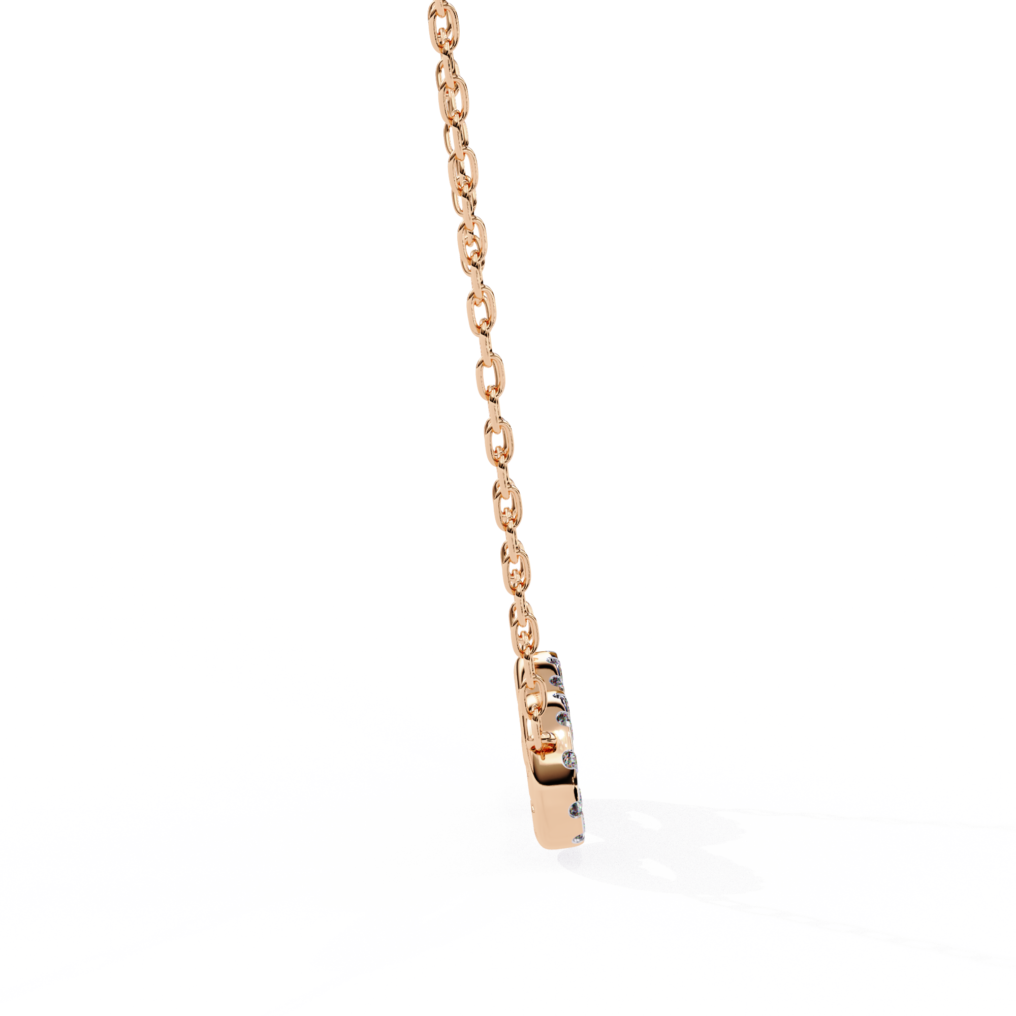 Solar Drift Diamond Pendant