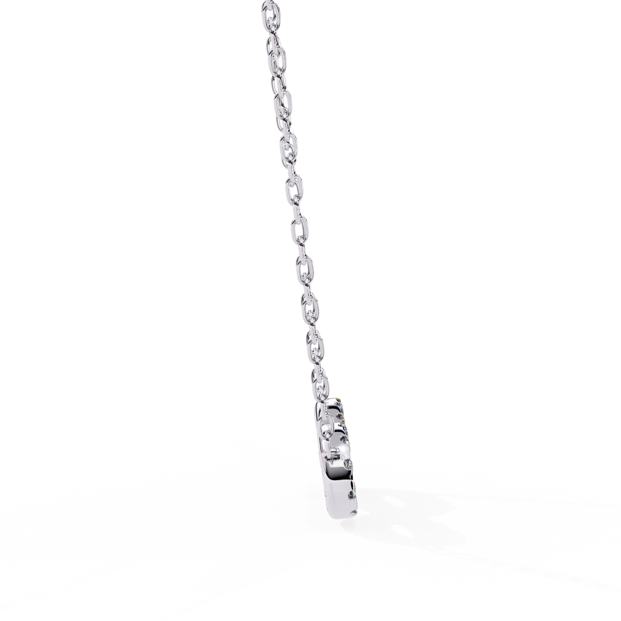 Solar Drift Diamond Pendant