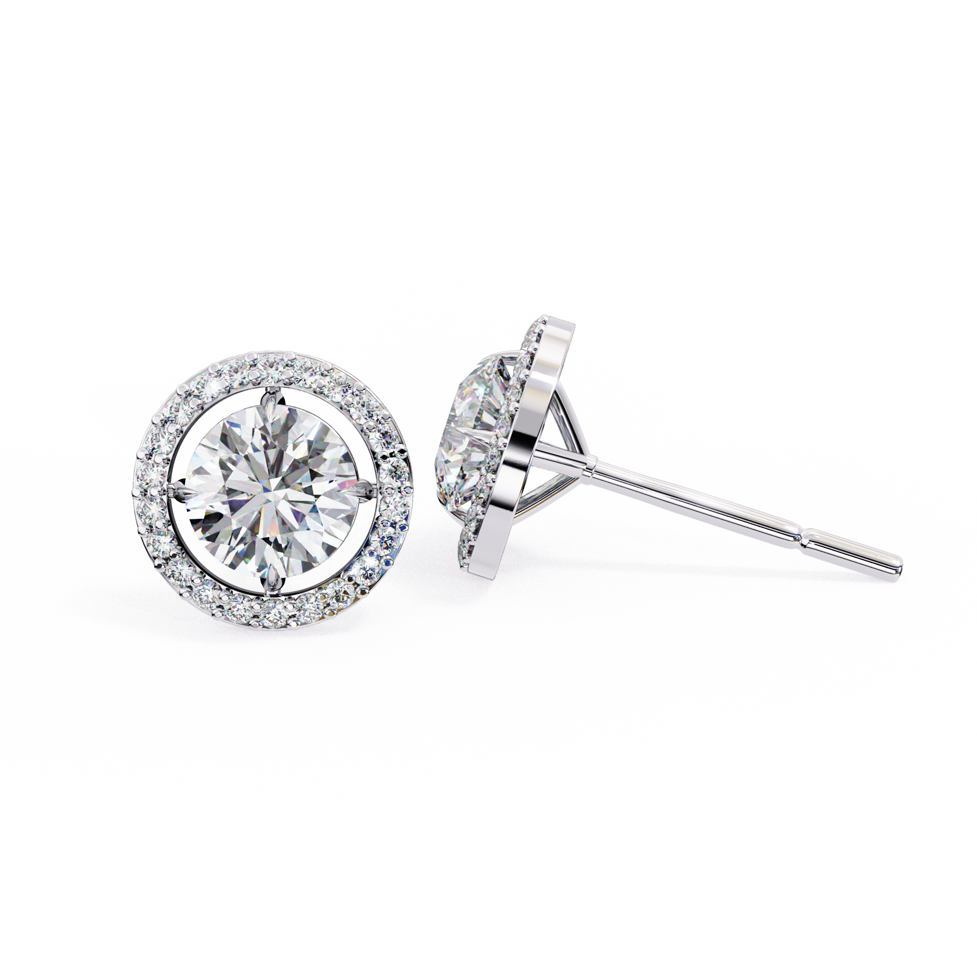 Pure Elegance Diamond Earrings