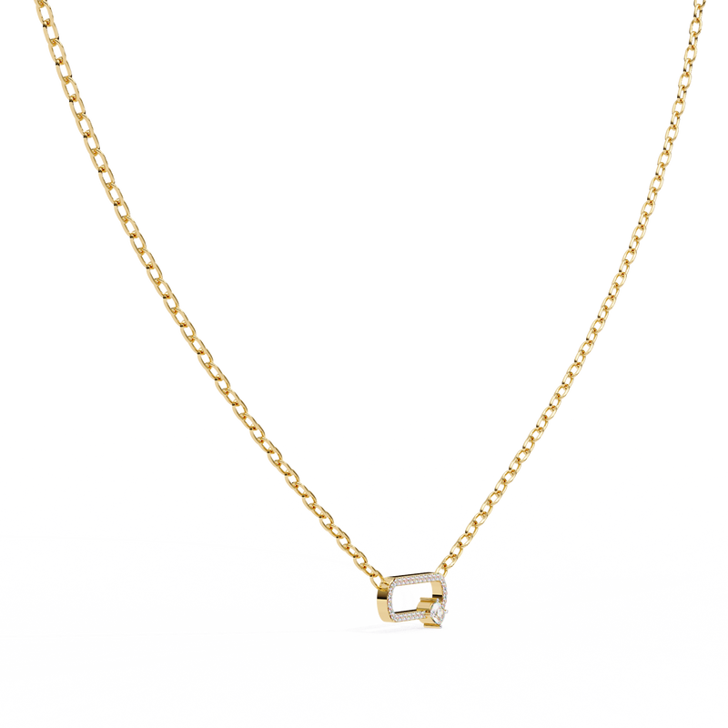 Ember Crown Diamond Pendant