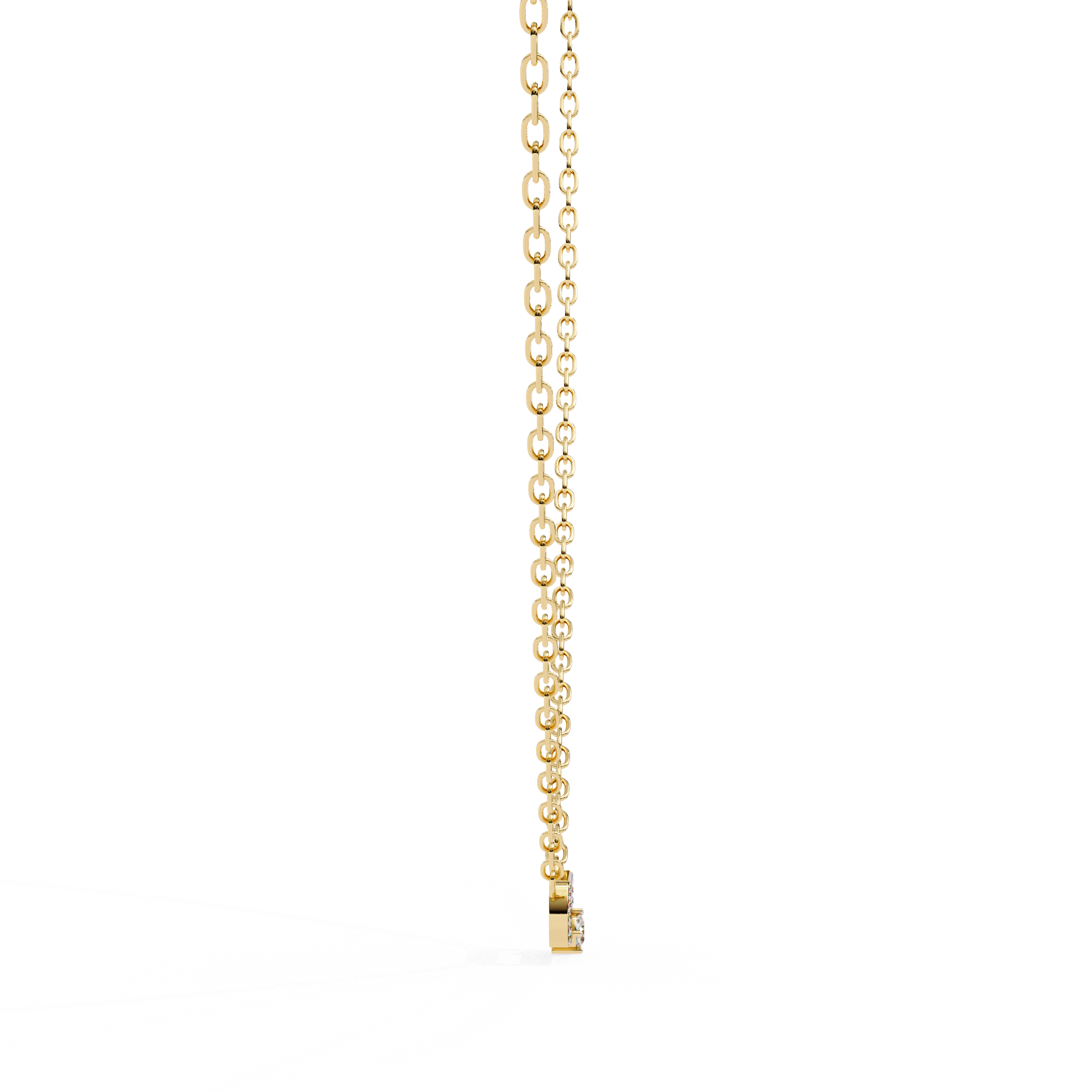 Ember Crown Diamond Pendant