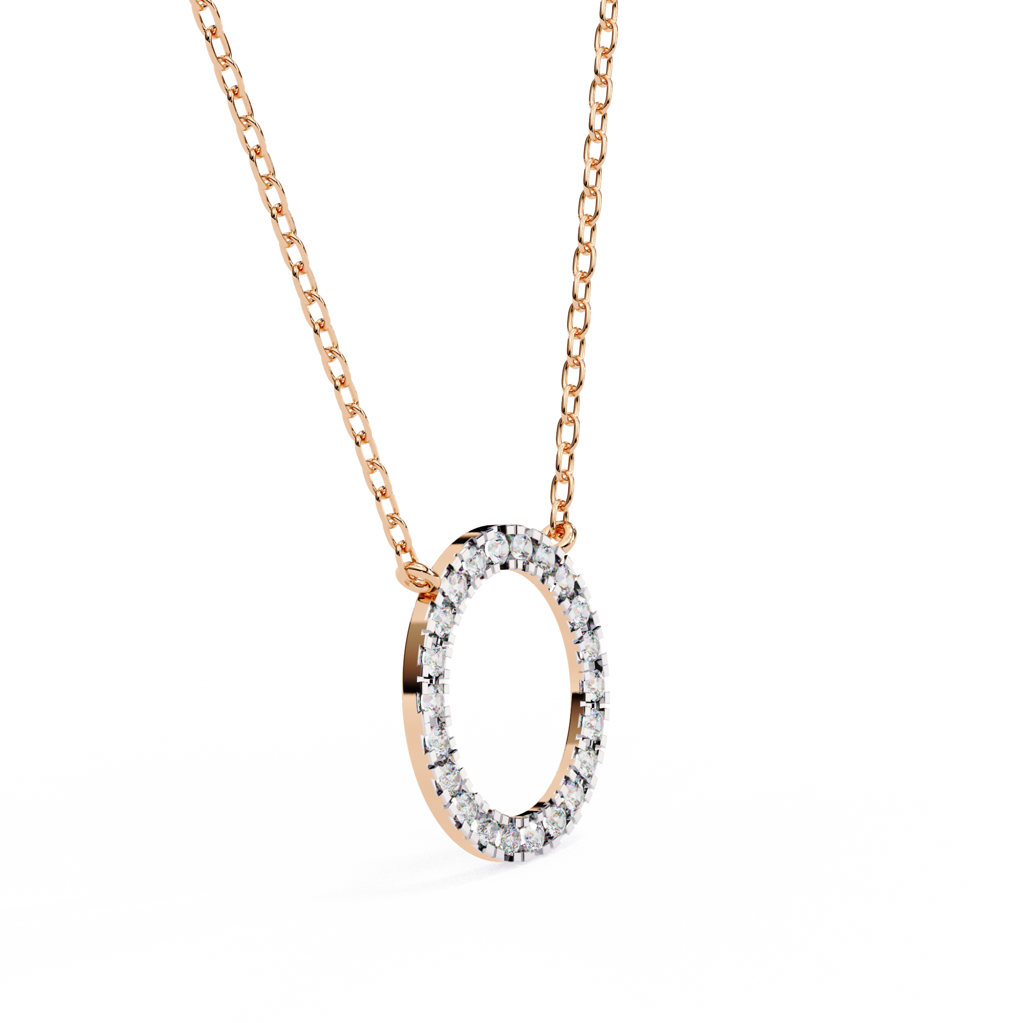 Radiance Knot Diamond Pendant