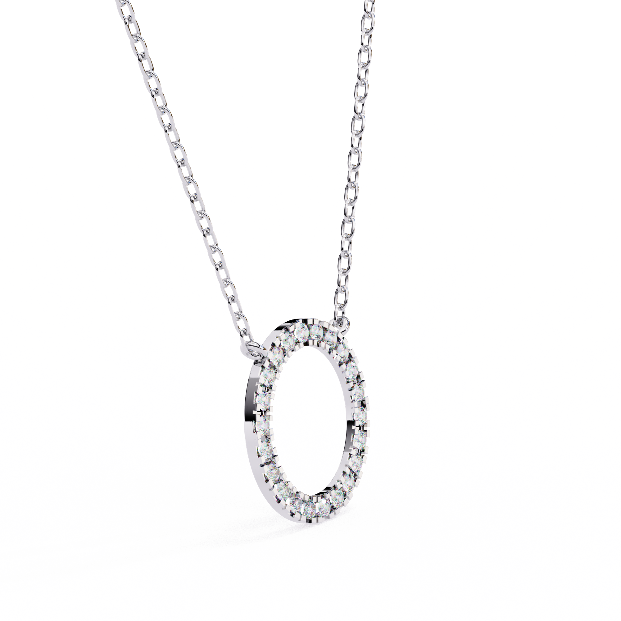 Radiance Knot Diamond Pendant