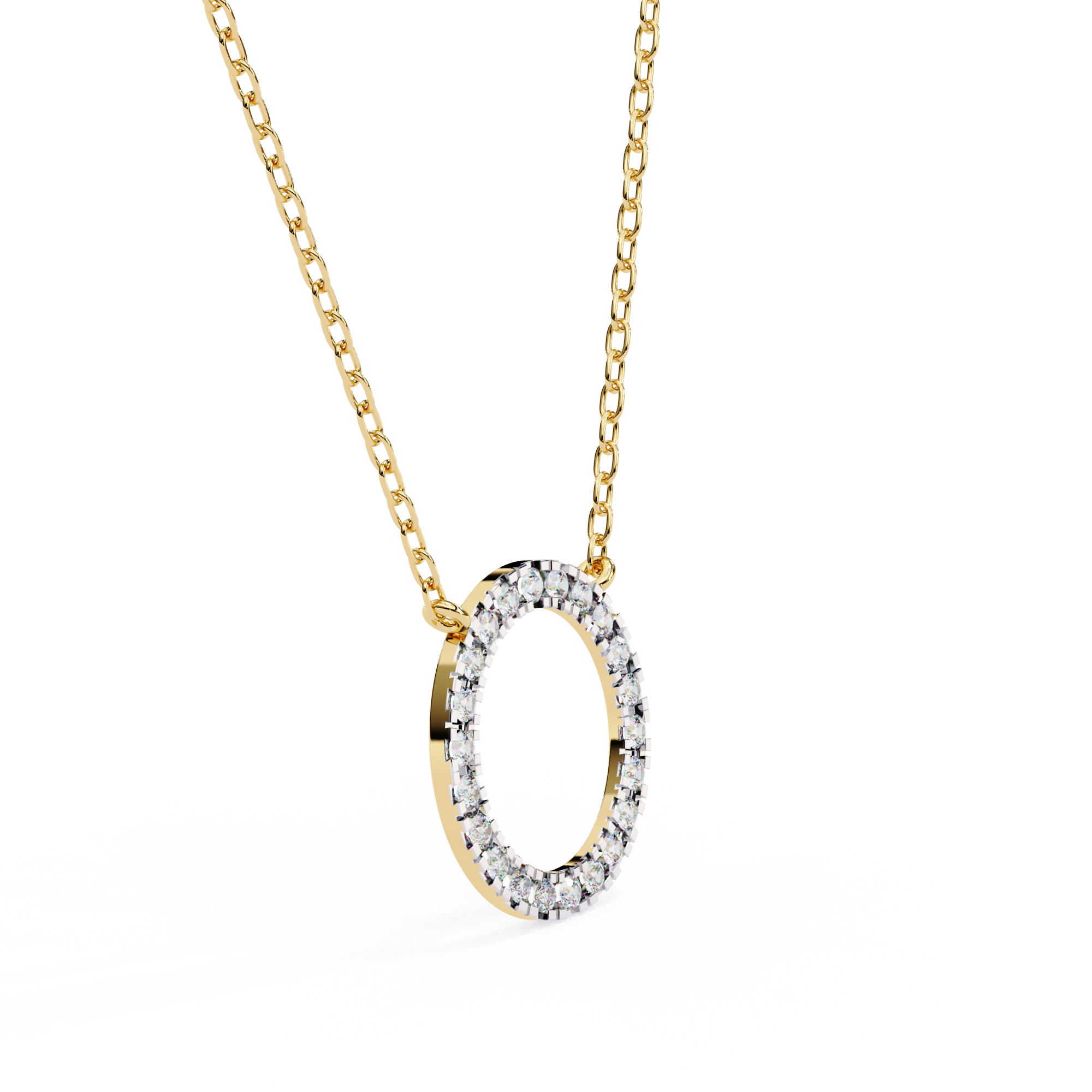 Radiance Knot Diamond Pendant
