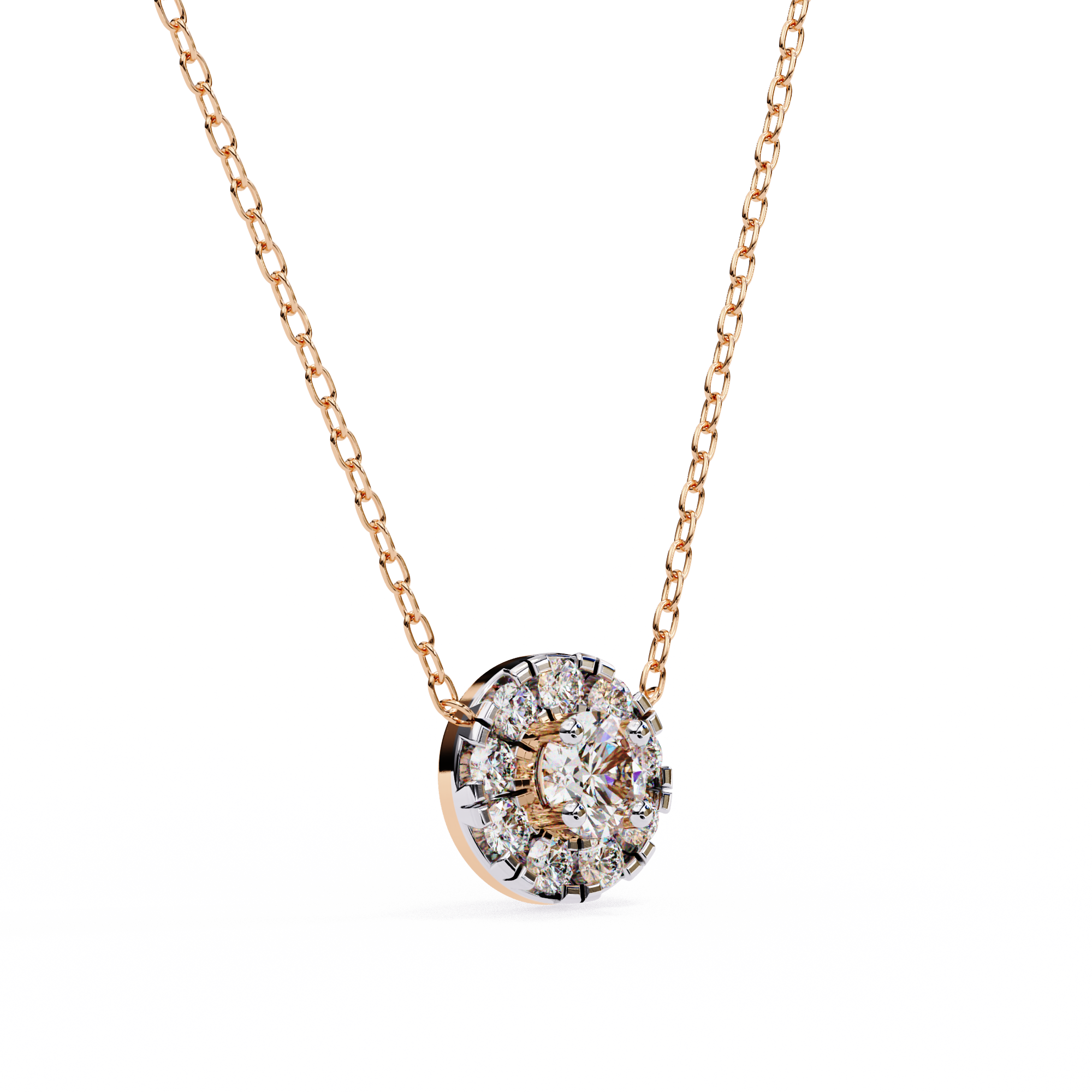 Velvet Beam Diamond Pendant