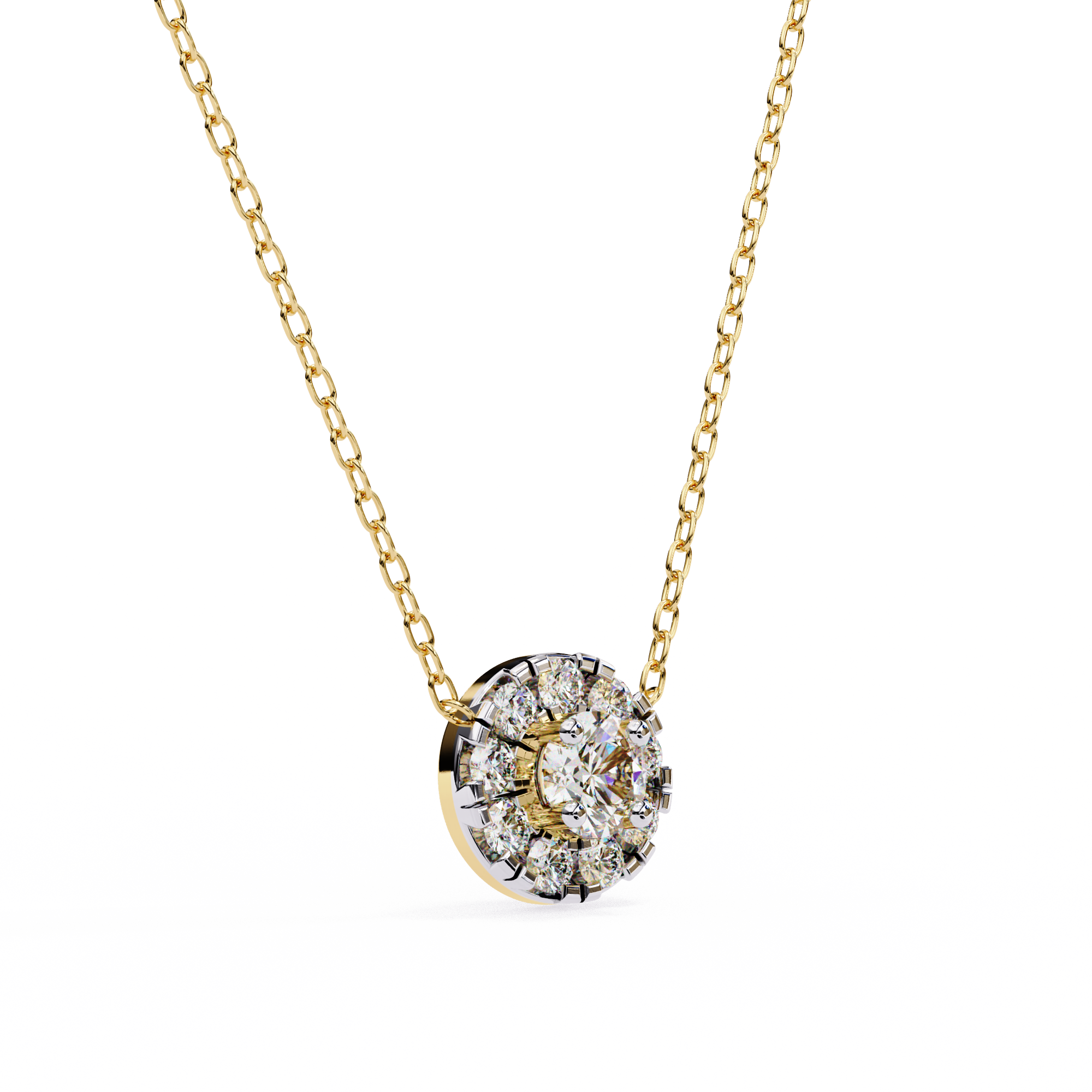 Velvet Beam Diamond Pendant