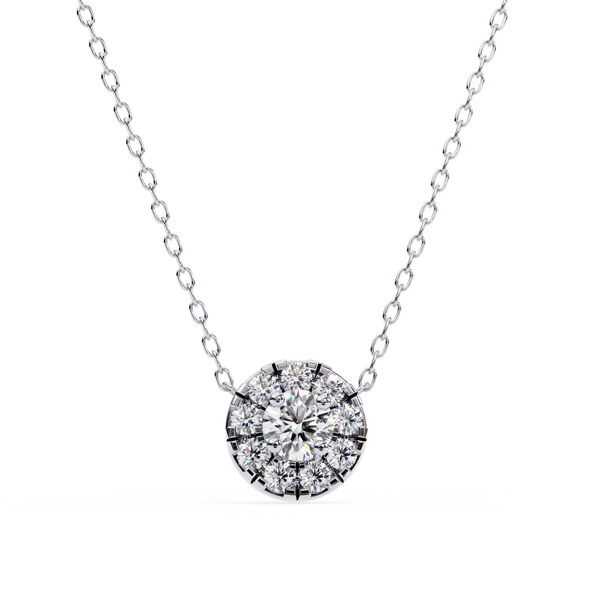 Velvet Beam Diamond Pendant
