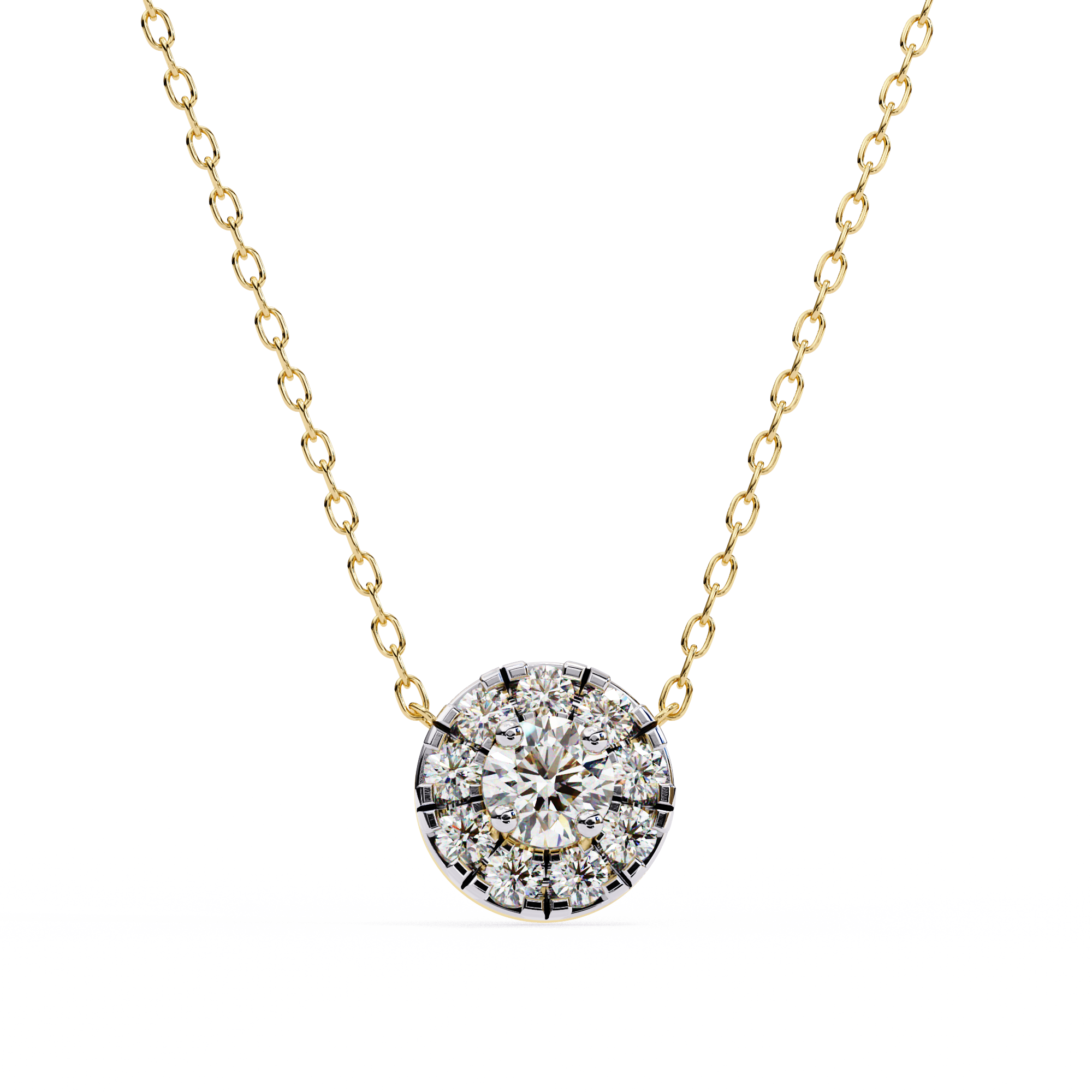 Velvet Beam Diamond Pendant