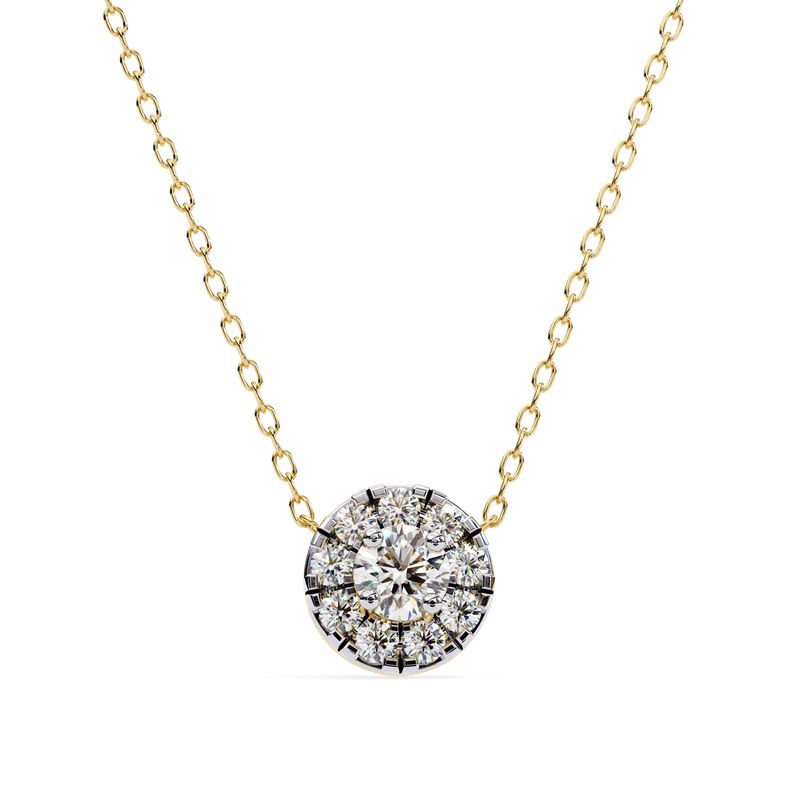 Velvet Beam Diamond Pendant