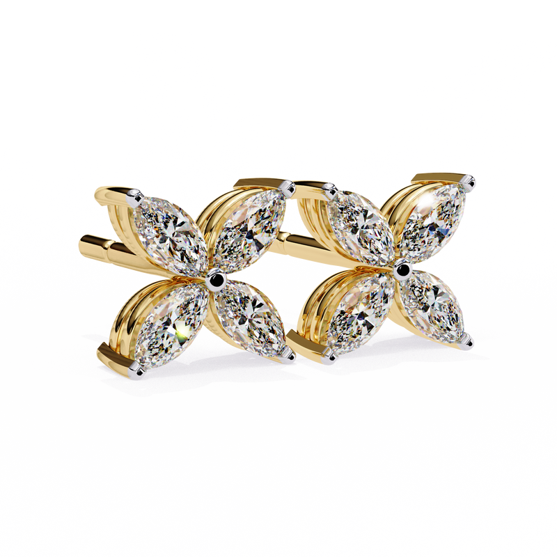 Aurora Beam Pearl Earrings