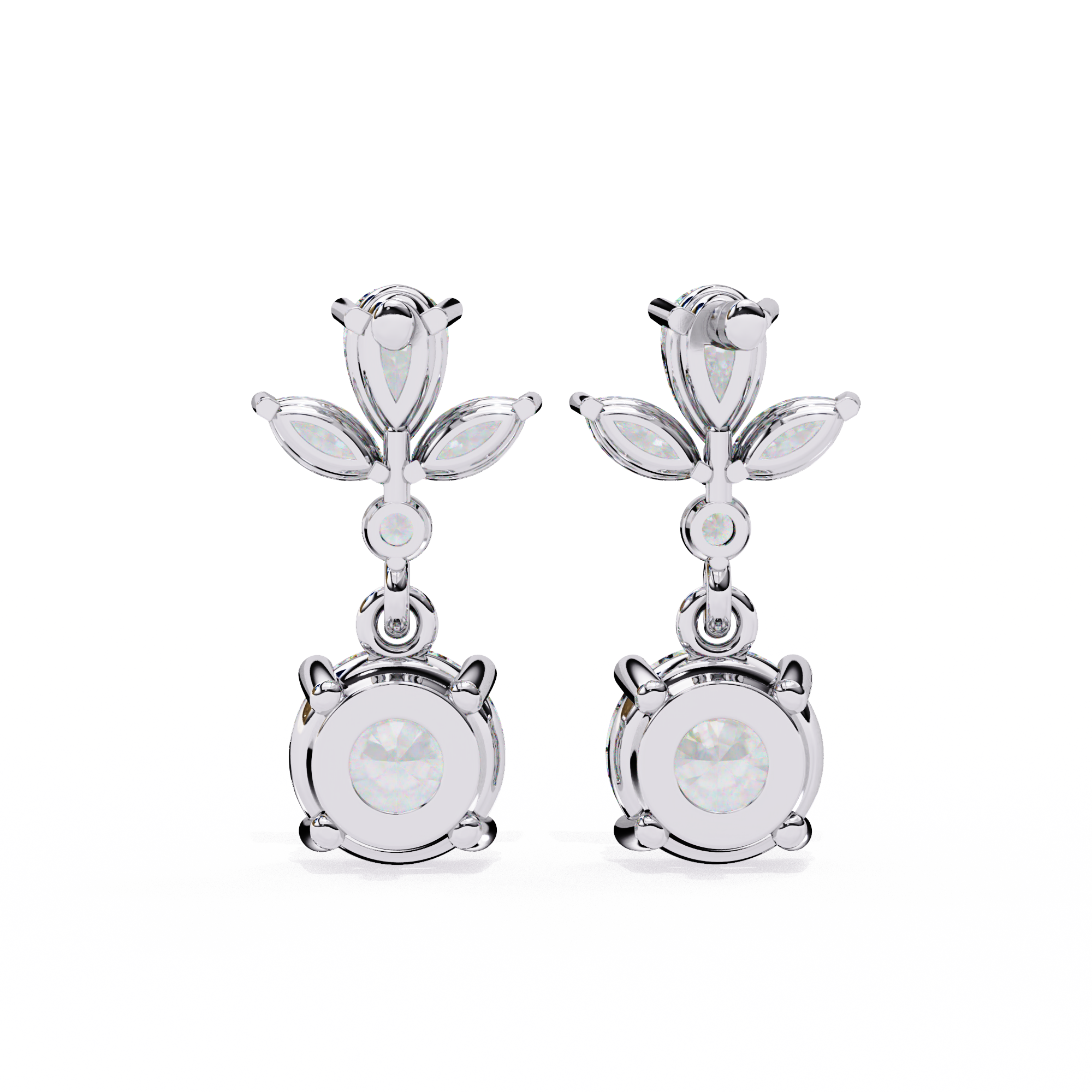 Midnight Loop Diamond Earrings