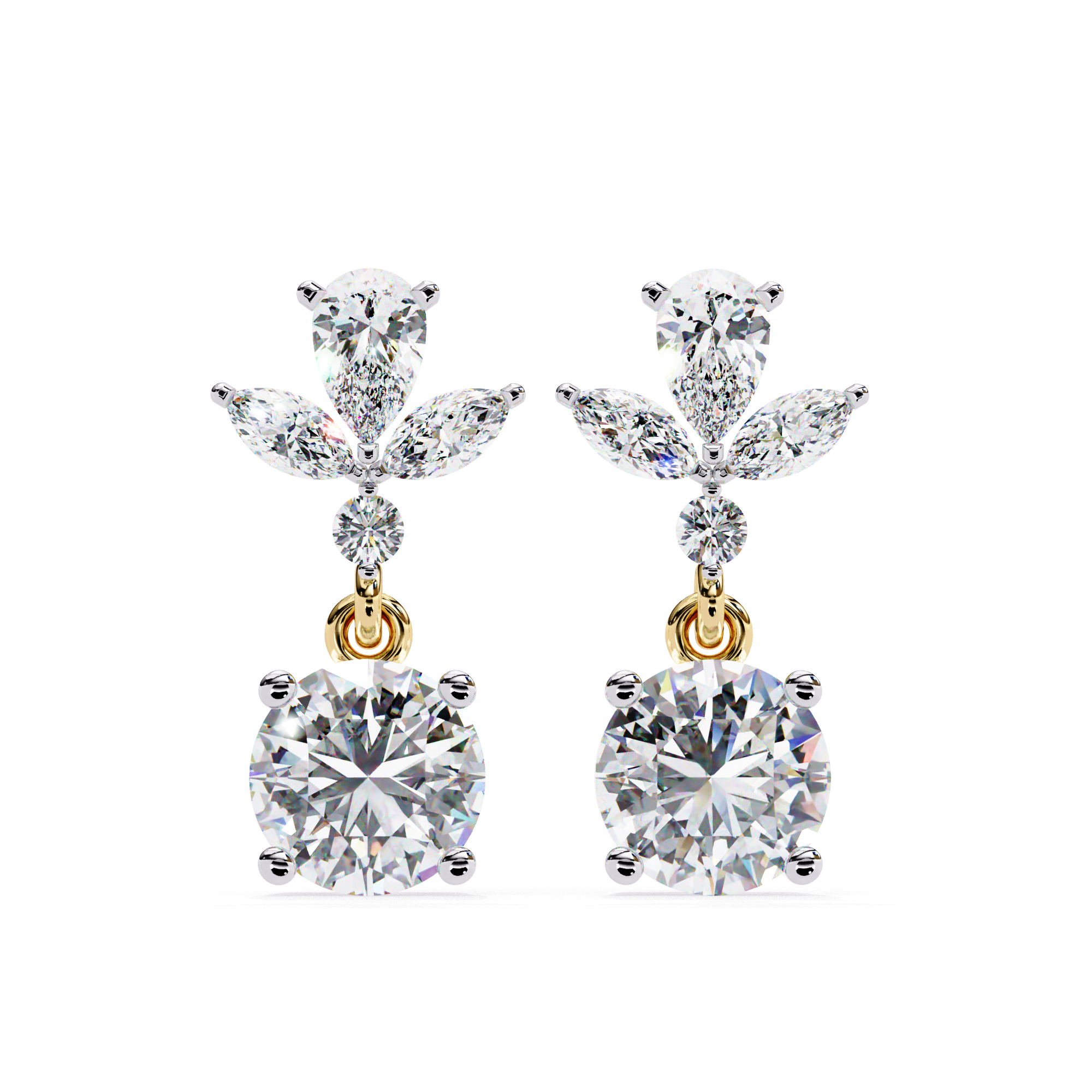 Midnight Loop Diamond Earrings