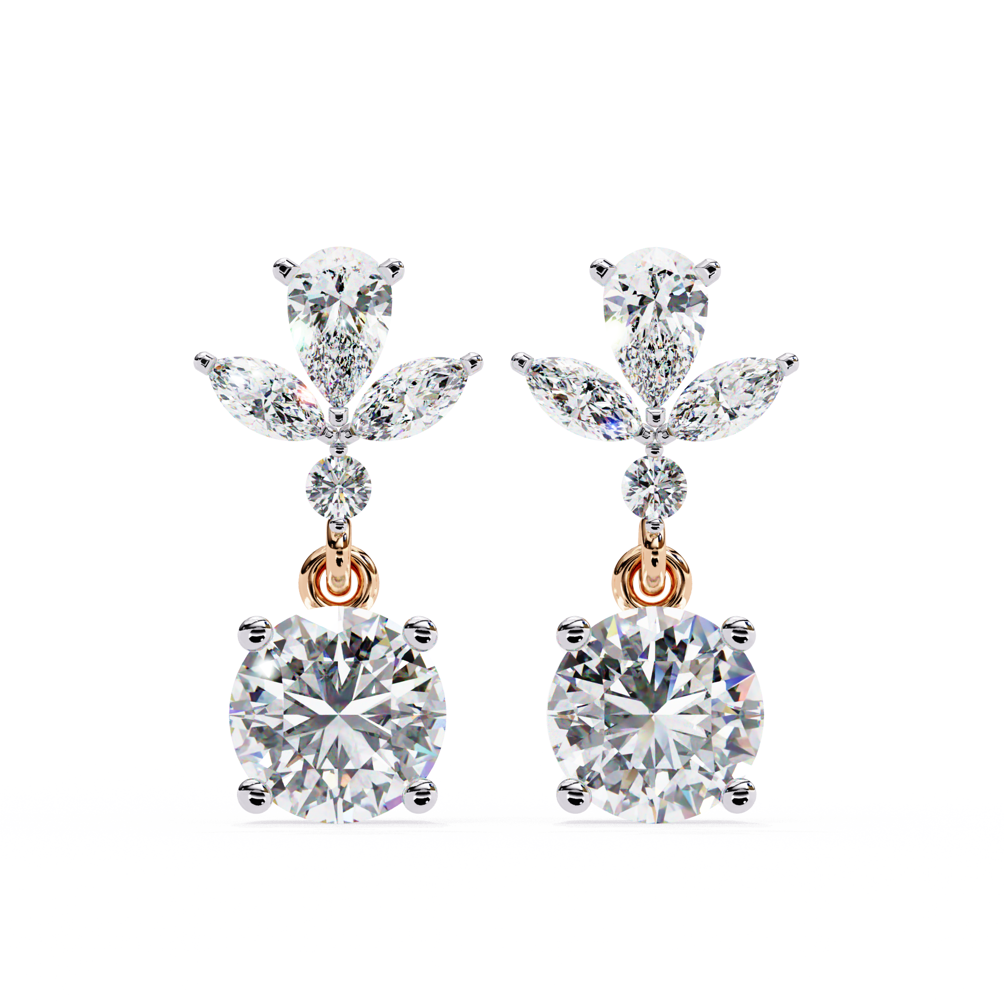Midnight Loop Diamond Earrings