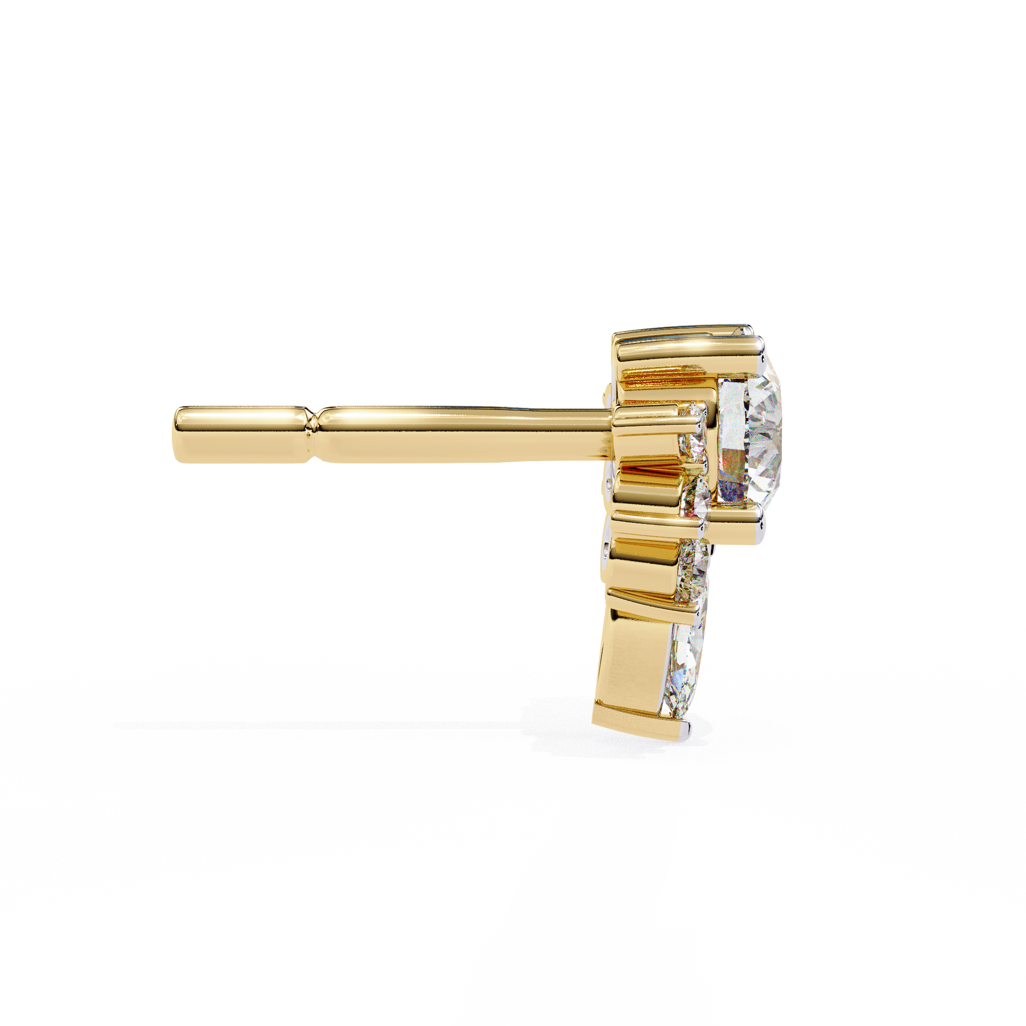 Ice Glint Diamond Earrings