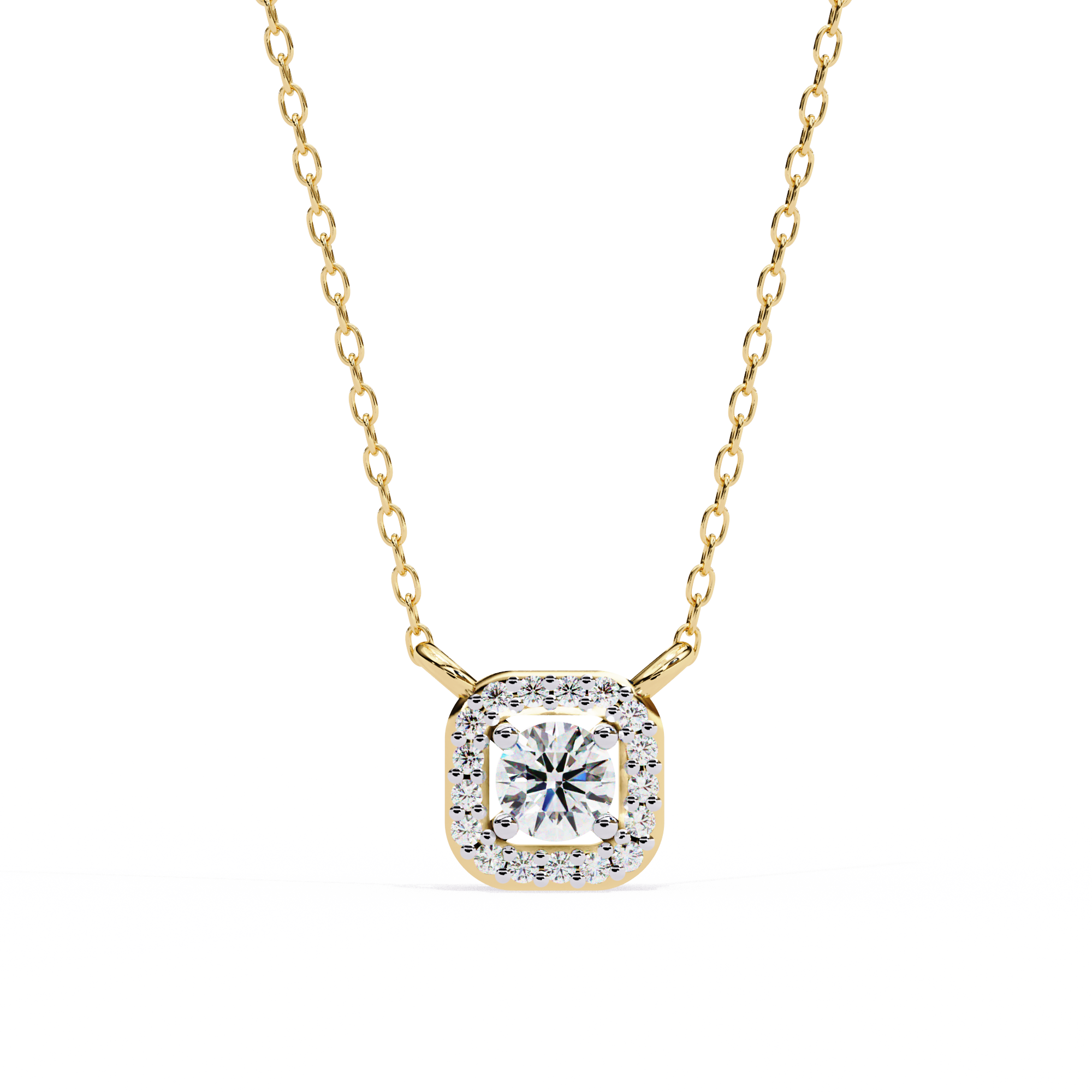 Aurora Drape Diamond Pendant