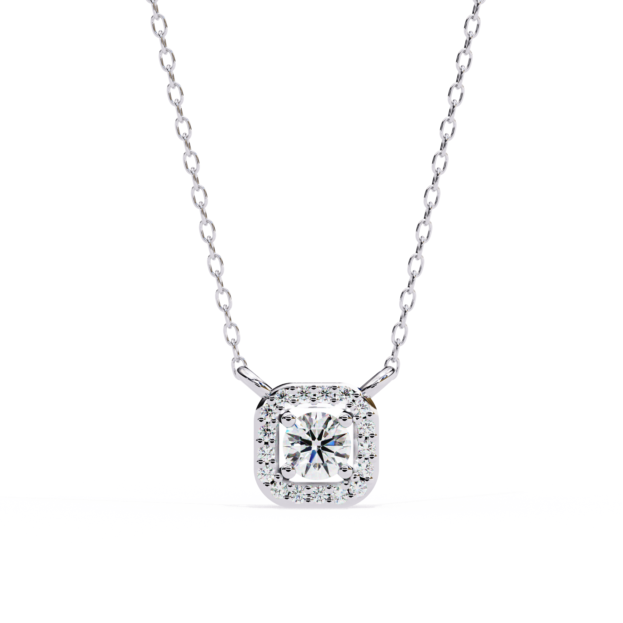 Aurora Drape Diamond Pendant
