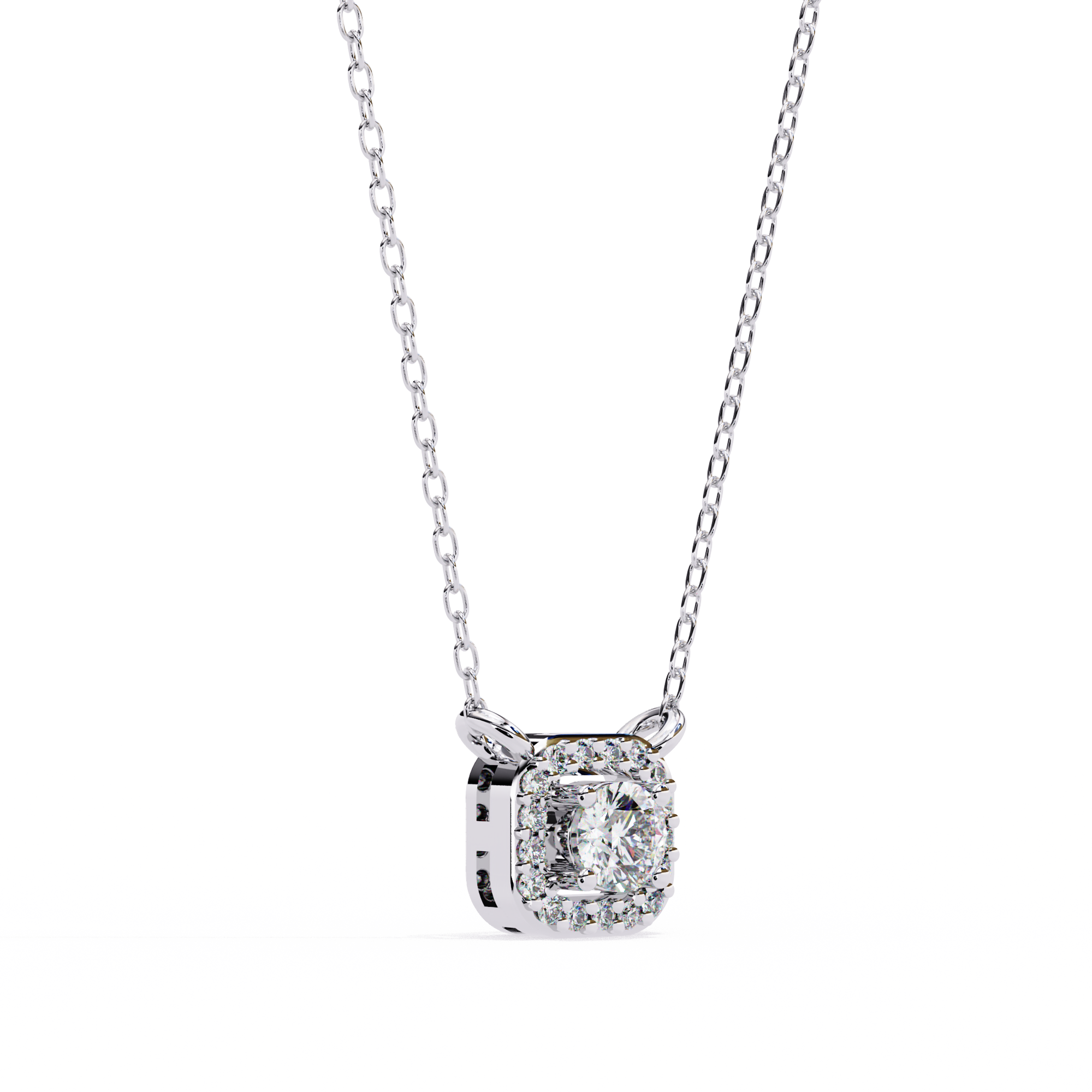 Aurora Drape Diamond Pendant